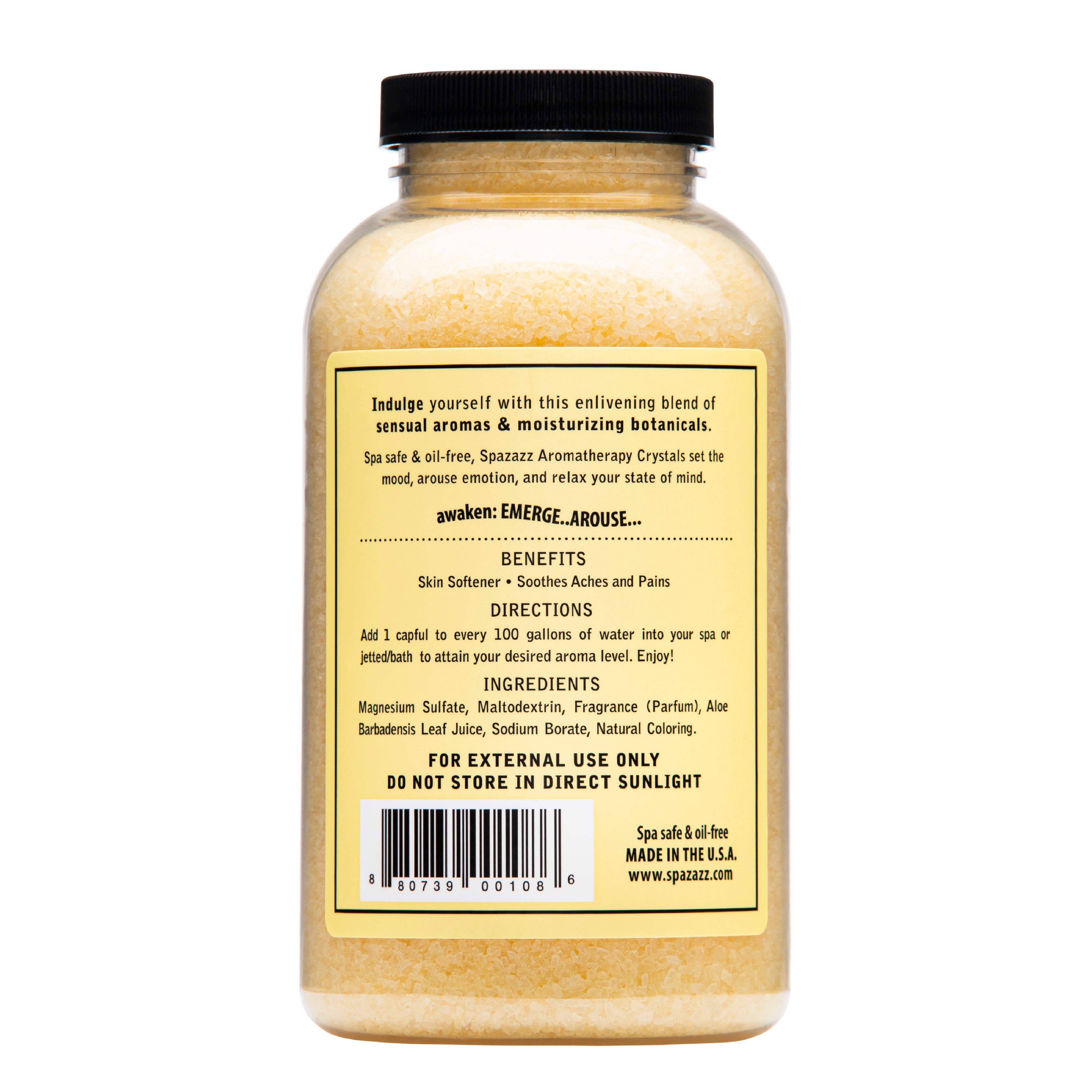 Verbena Lime Coconut Awaken Bath Aromatherapy Spazazz