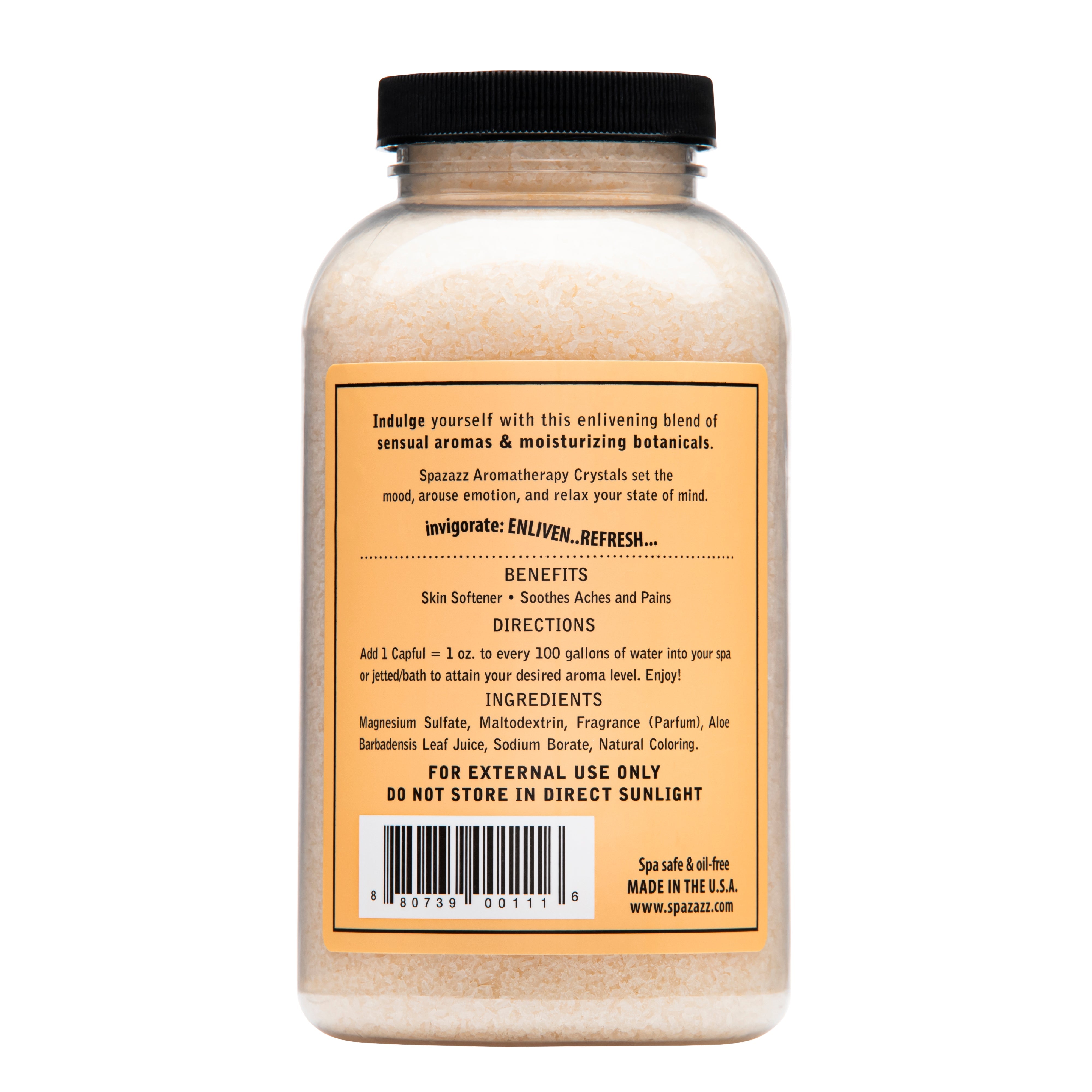 Escape Grapefruit Orange Aromatic Bath Soak Spazazz