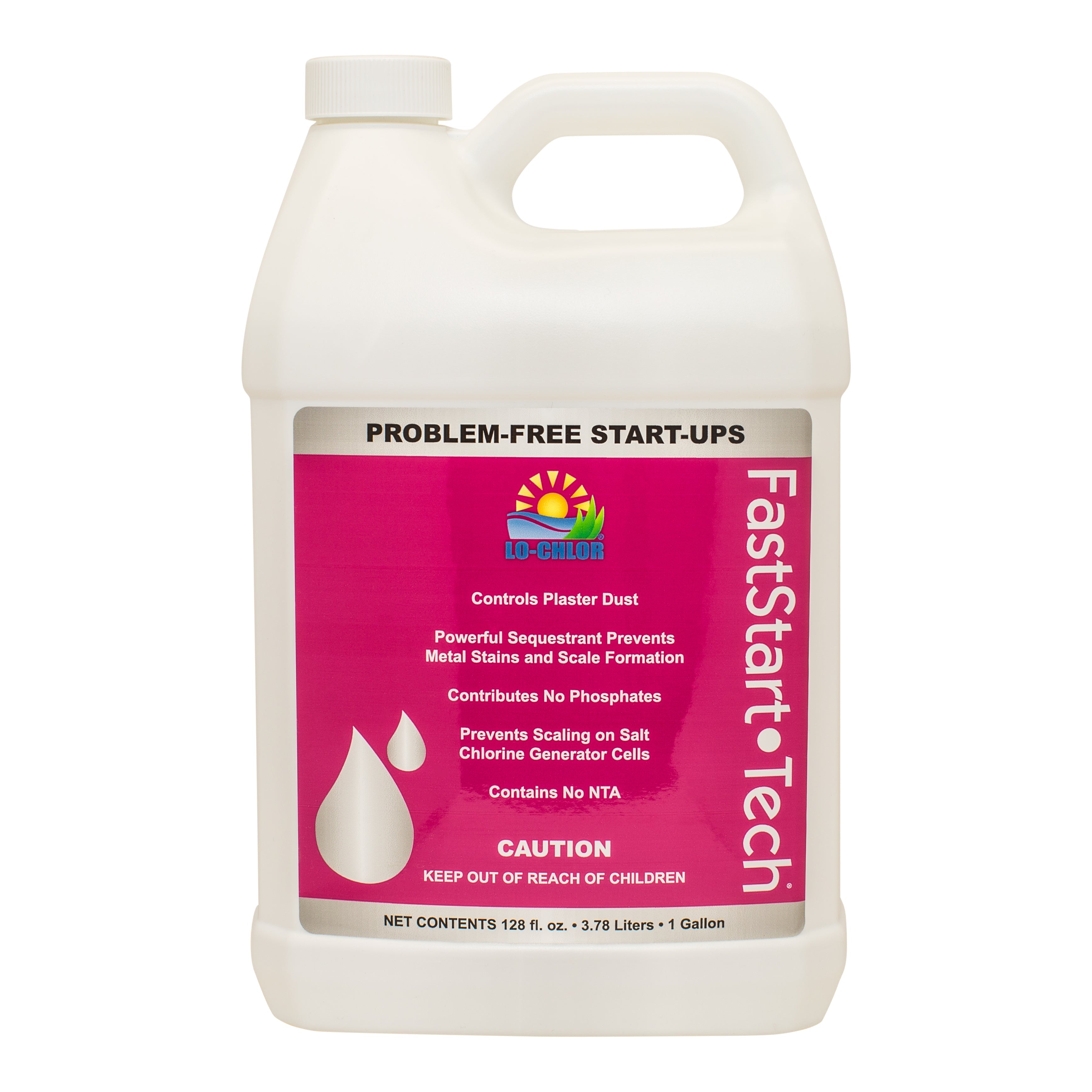 Lo Chlor FastStart Tech Pool Startup Chemical for Stain Prevention and Water Protection