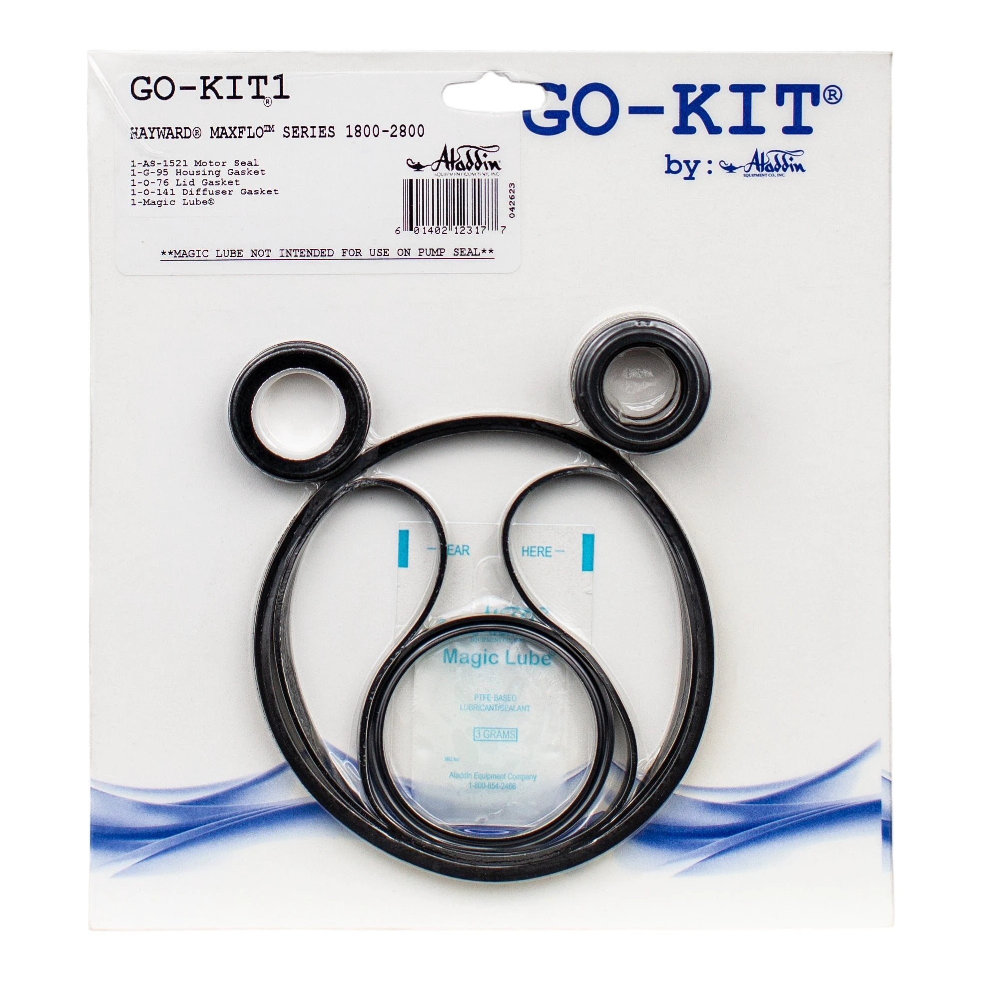 Aladdin Go Kit1 Hayward MaxFlo Pump Seal and O Ring Repair Kit 1800 2800 Series by Aladdin