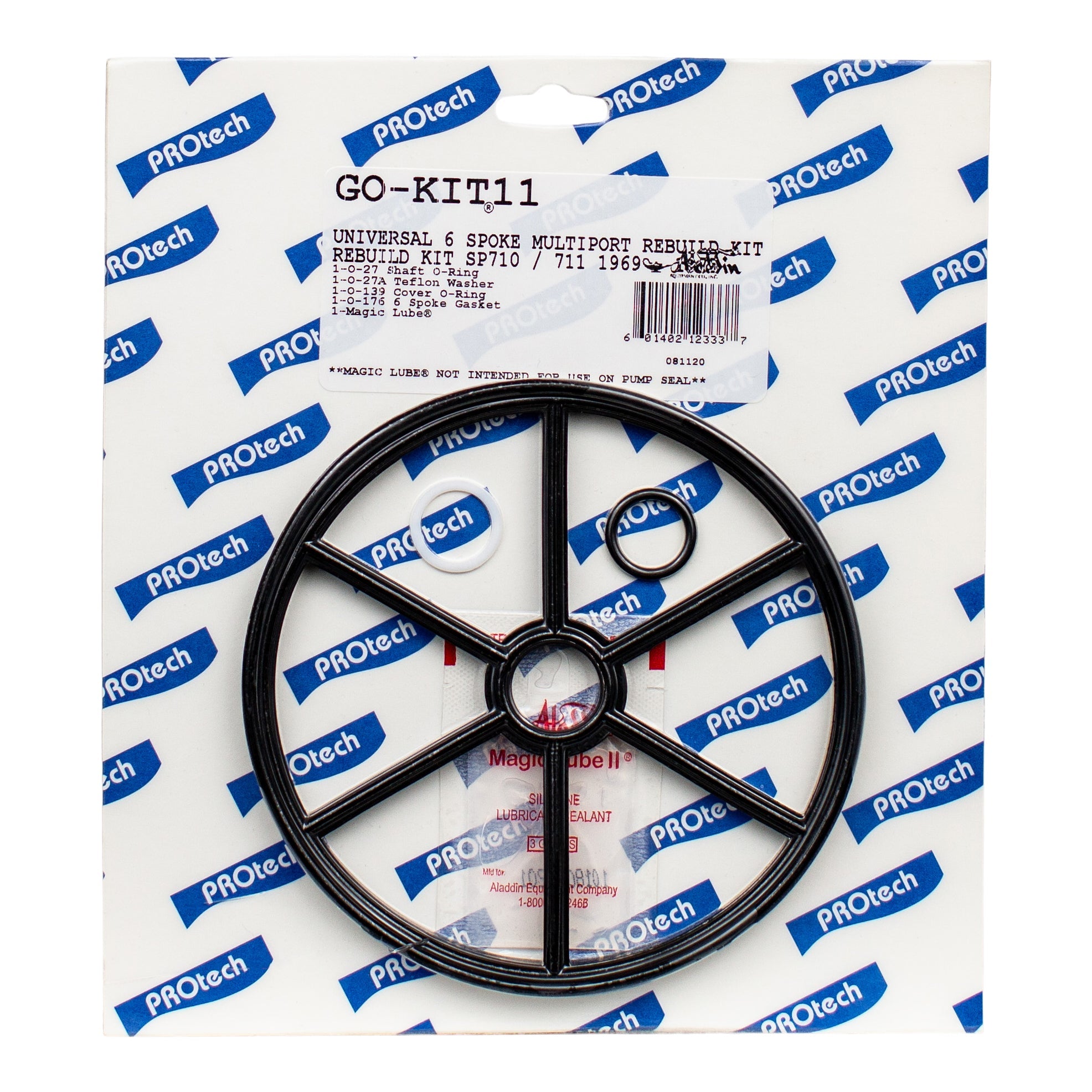 Aladdin GO-KIT11 Universal 6 Spoke Multiport Rebuild Kit Complete Repair Solution