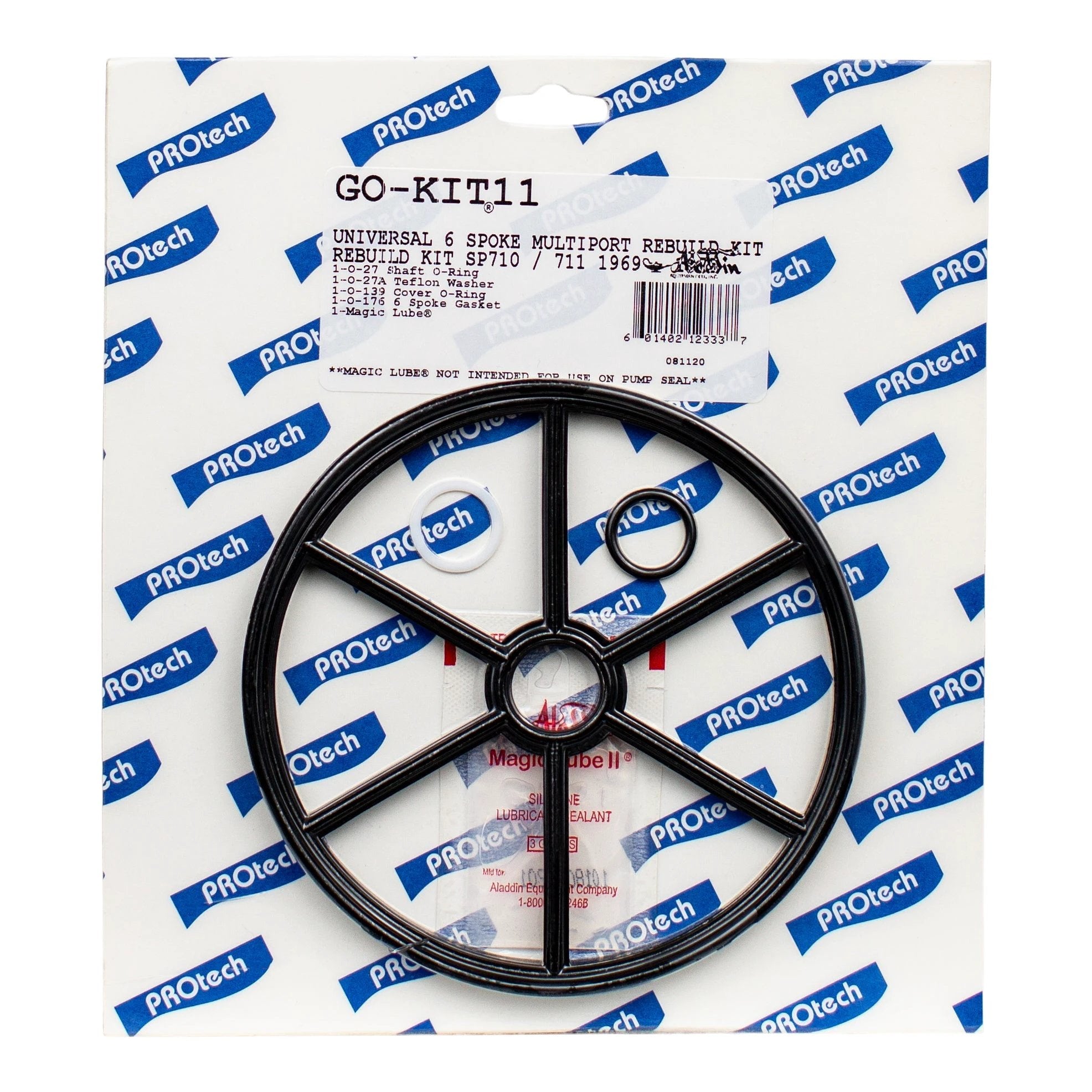 Aladdin GO KIT11 Universal 6 Spoke Multiport Rebuild Kit For Pumps by Aladdin