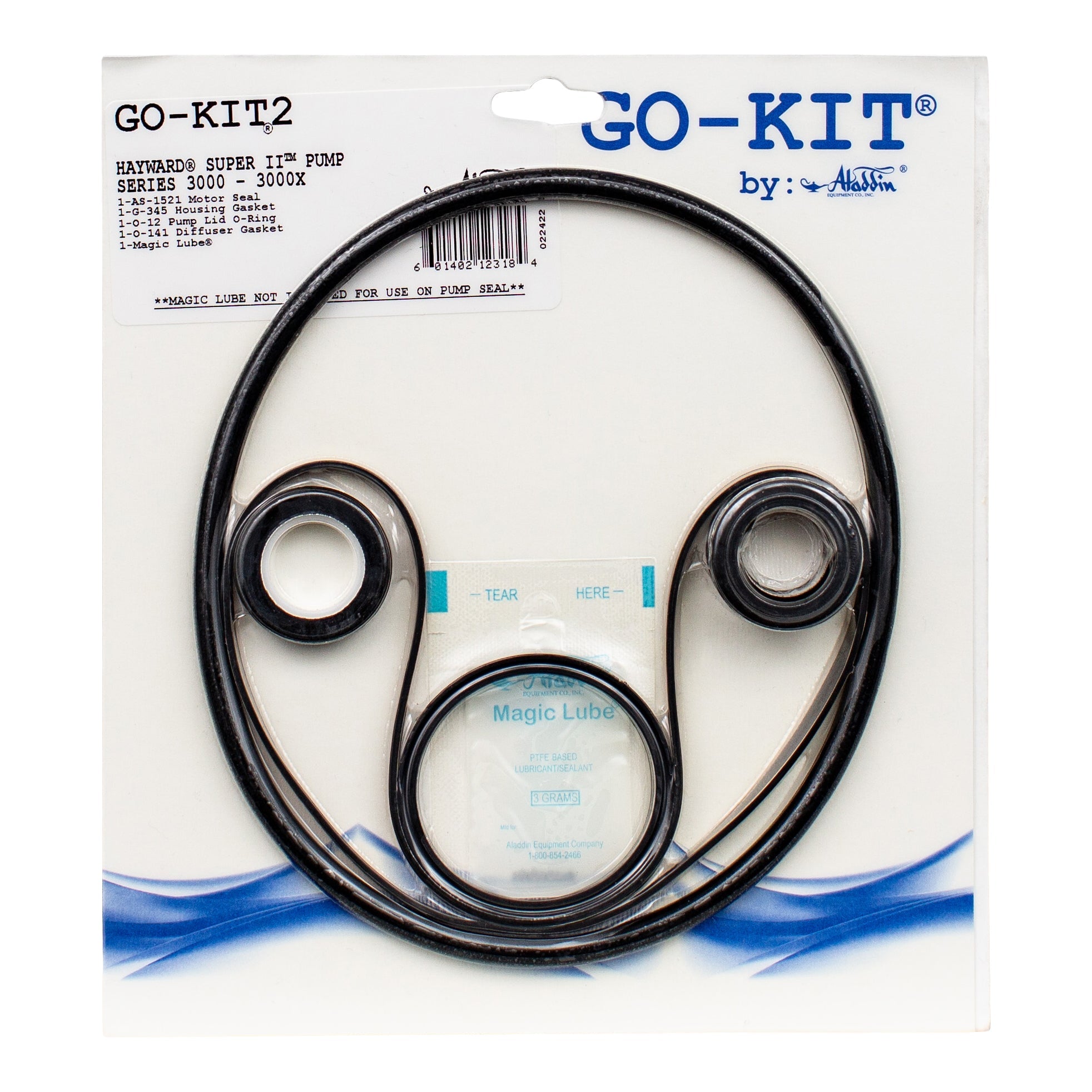 Aladdin GO KIT2 Hayward Super II Pump 3000 Replacement Kit