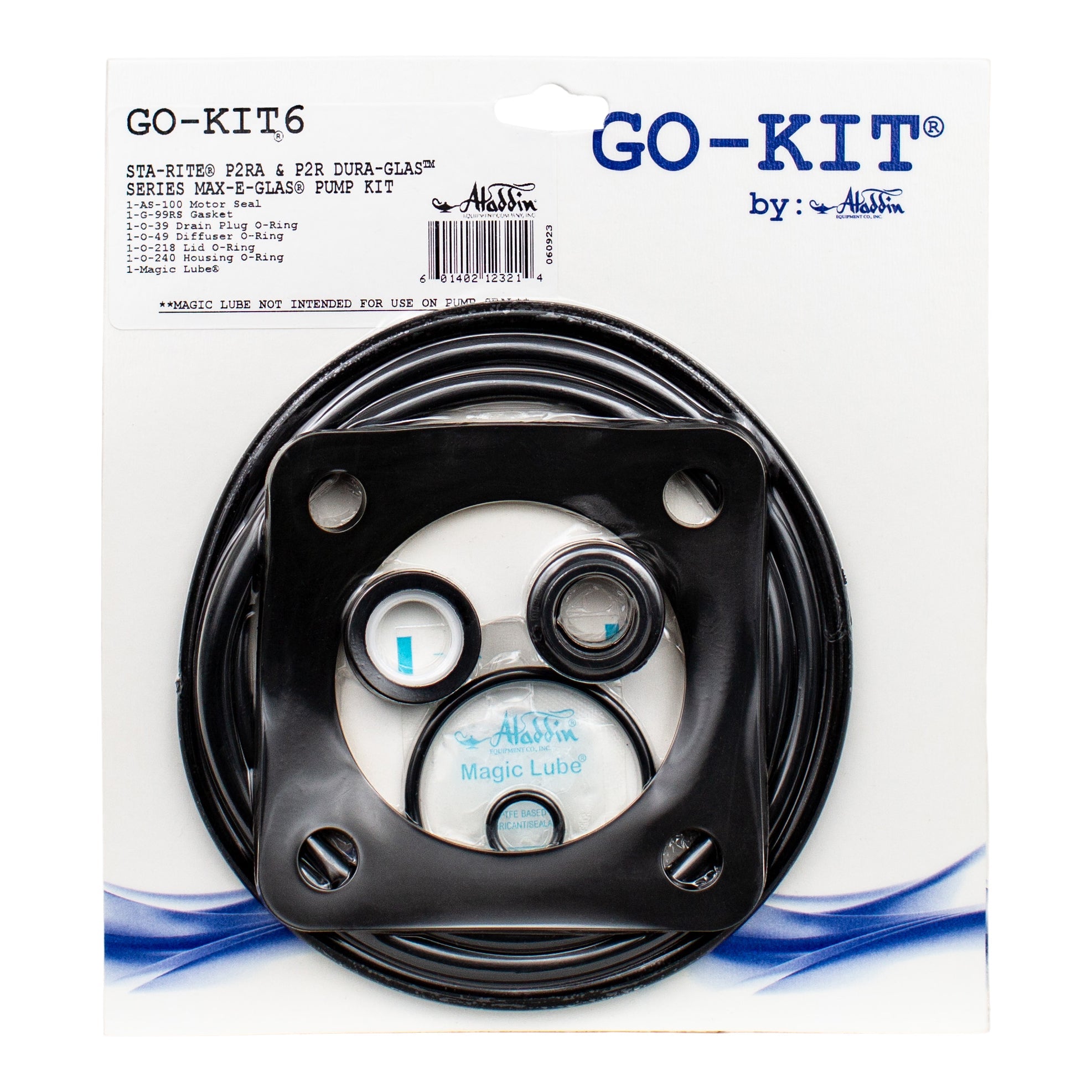 Aladdin GO-KIT6 Pump Repair Kit for Sta-Rite P2RA and P2R Dura-Glas Max-E-Glas Series