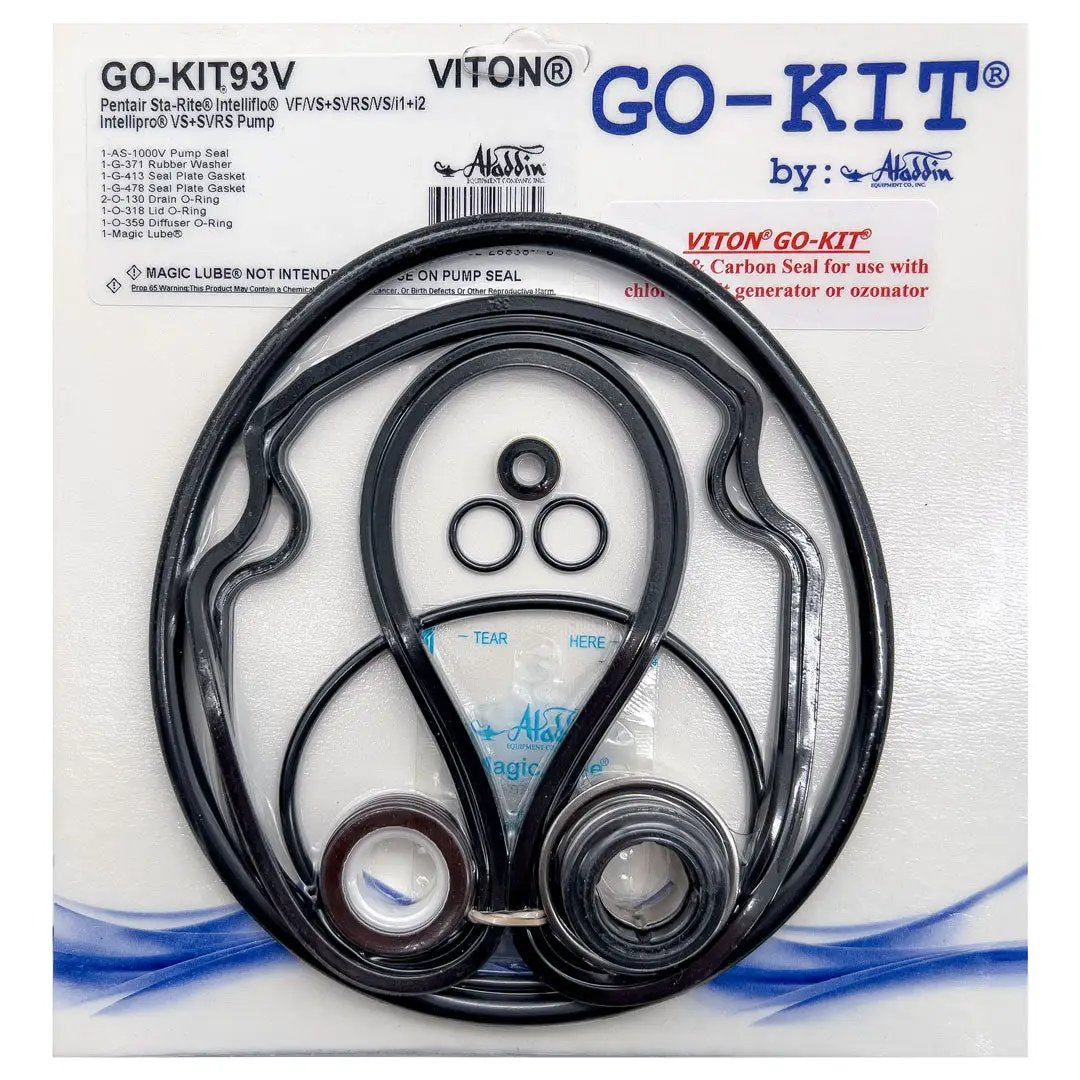 Aladdin GO-KIT for Pentair Sta-Rite IntelliFlo VF/VS+SVRS/VS/i1+i2 & IntelliPro VS+SVRS Pump | GO-KIT93V by Duckies Pool Supply