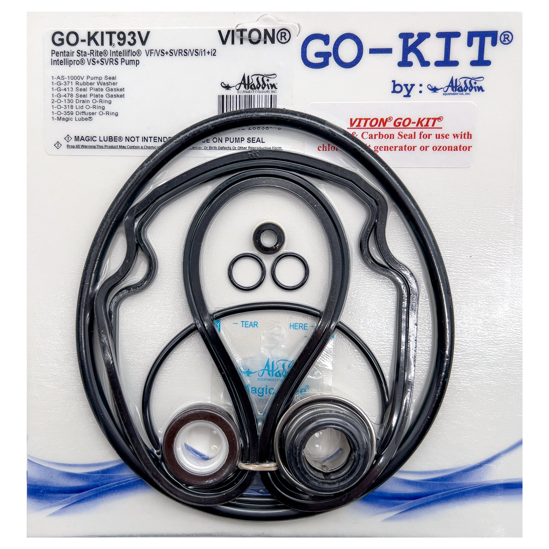 Aladdin GO-KIT for Pentair Sta-Rite IntelliFlo VF/VS+SVRS/VS/i1+i2 & IntelliPro VS+SVRS Pump | GO-KIT93V by Duckies Pool Supply