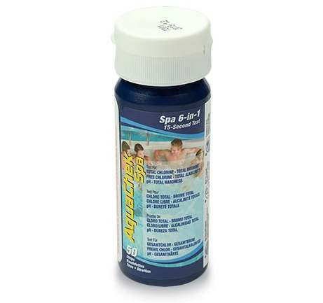 AquaChek Spa 6-in-1 Test Strips, 50/Pack | 552244 by AquaChek