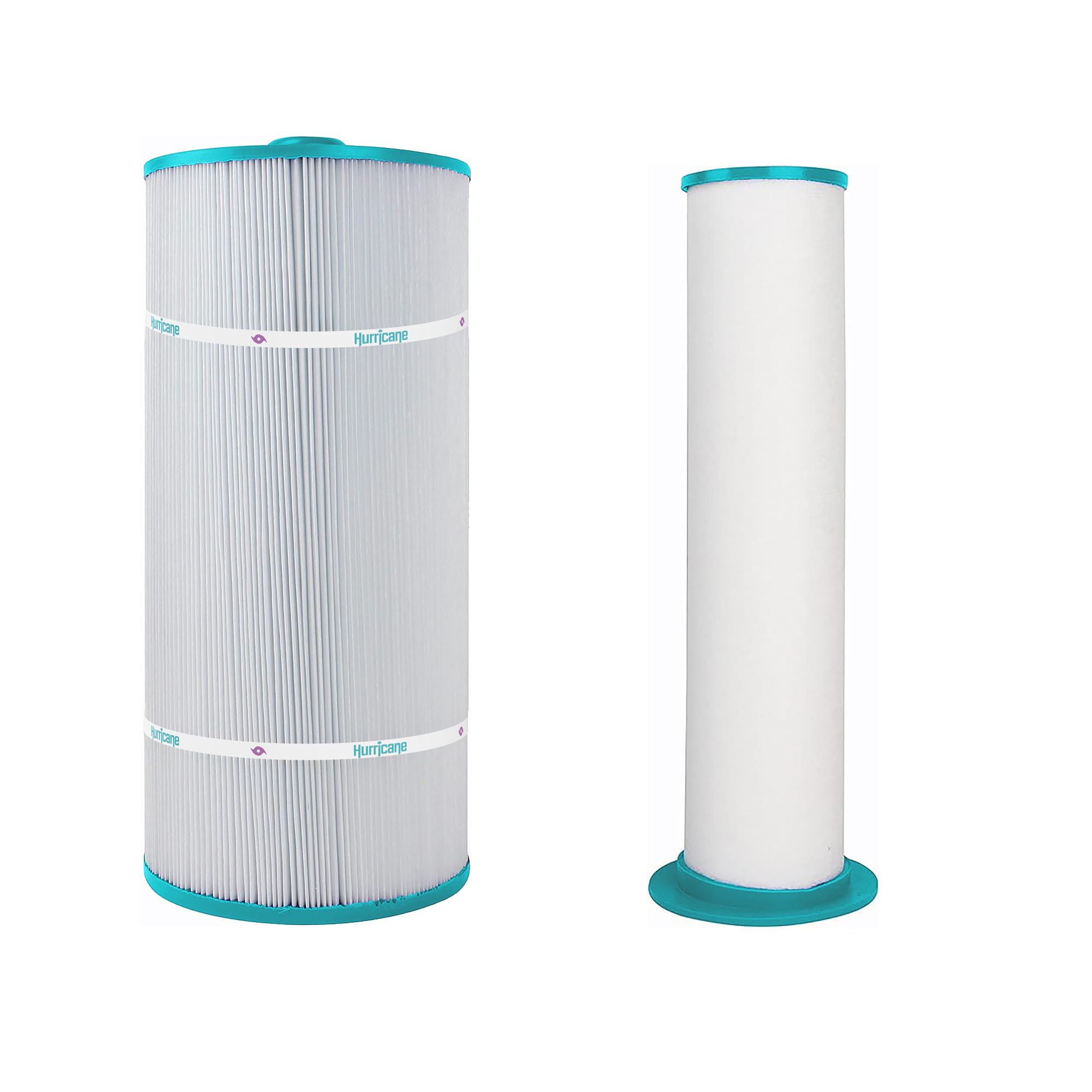 HF-COMB-01 Advanced Spa Filter Cartridge Combo Set of Inner & Outer Filter Replacement for Sundance 880 Series 6541-397, Outer 6473-164 and Inner 165 by Hurricane Pool Filters