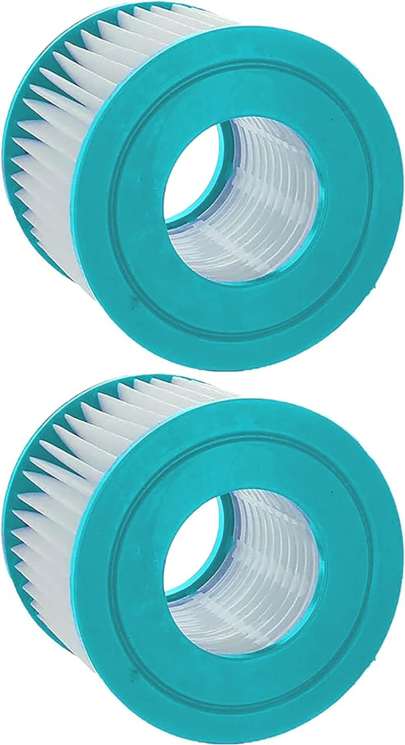 HF-TYPEH-02 Premium Filter Cartridge - 2 Pack USA Made Replacement for Pleatco PIN2H, Intex Type H, Intex 29007E by Hurricane Pool Filters