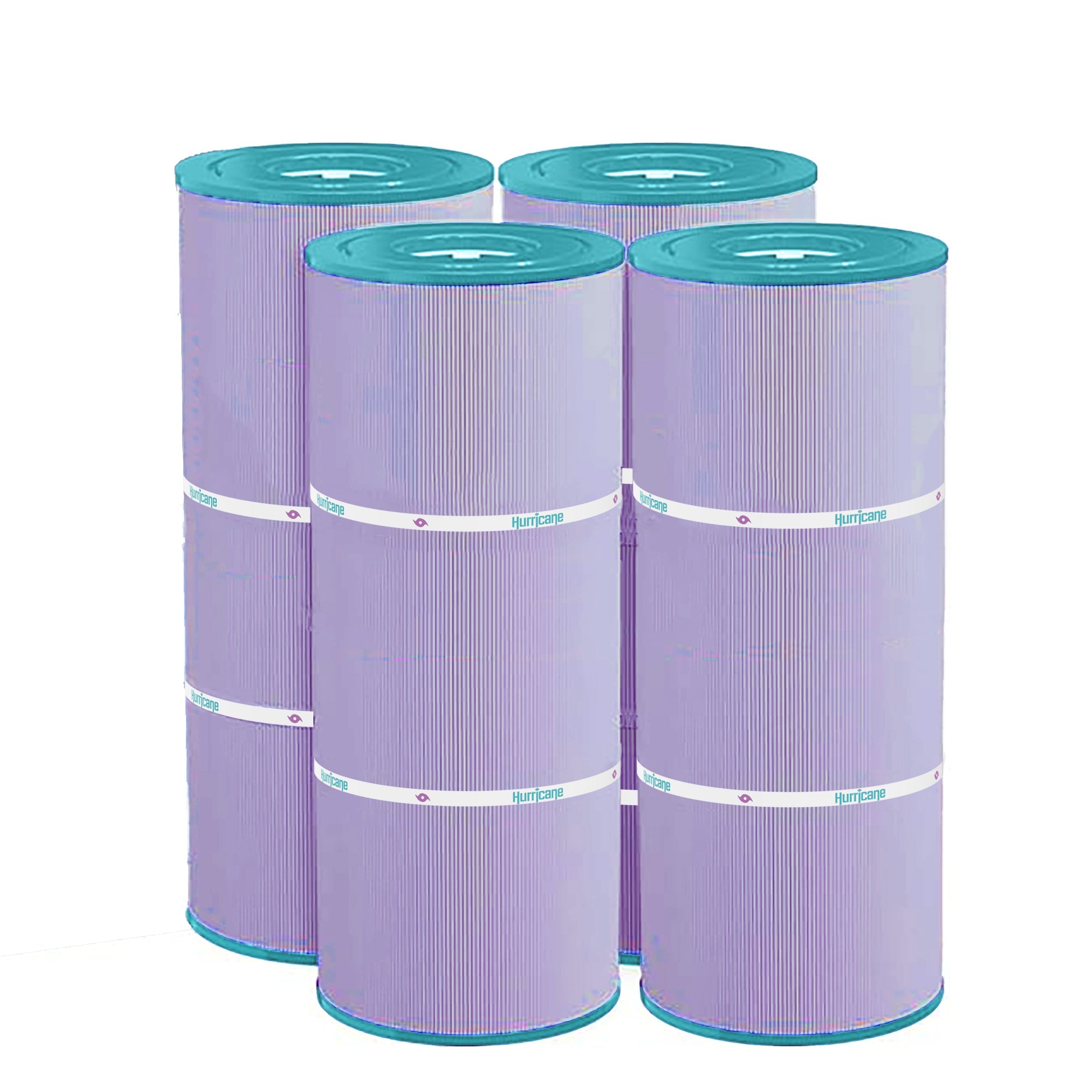 4 Pack HF56SV-04P Platinum Purple Pool Filter Cartridge - Replacement for Pleatco PA56L, Hayward SwimClearC2030, CX481X RE PAK4