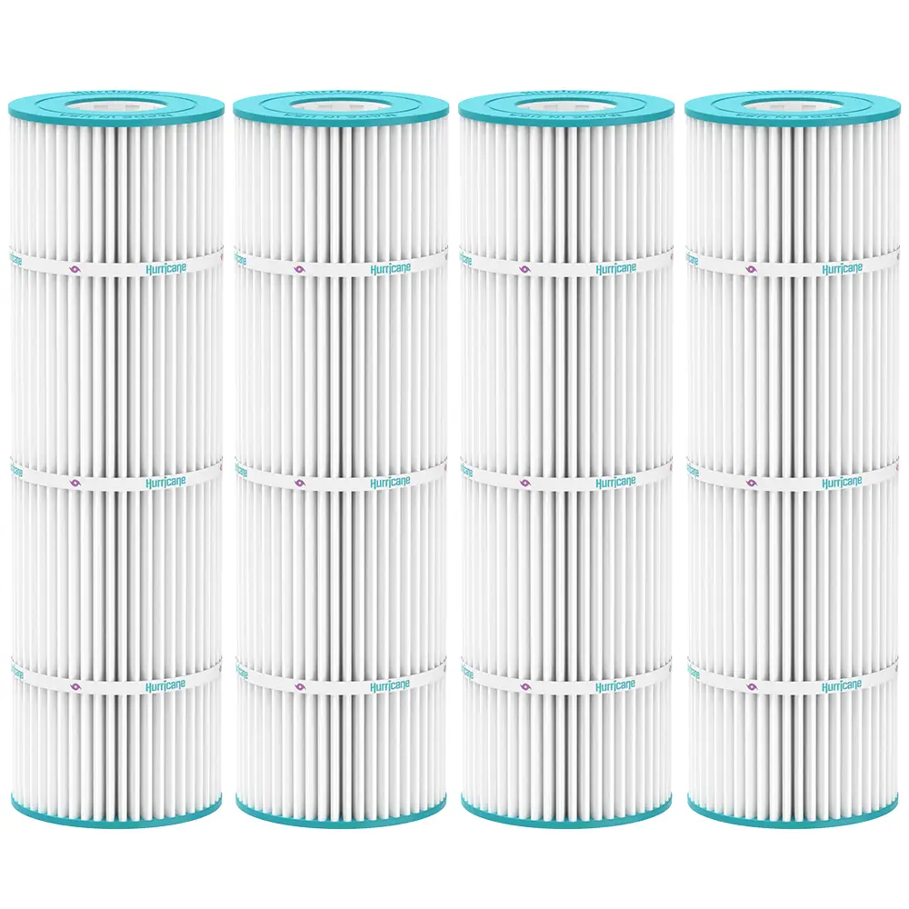 HF6980-04 DE Filter Cartridge - 4 Pack Replacement for Unicel C-6980, Filbur FC-1962, Pentair C-6980-4, Quad DE 80 by Hurricane Pool Filters