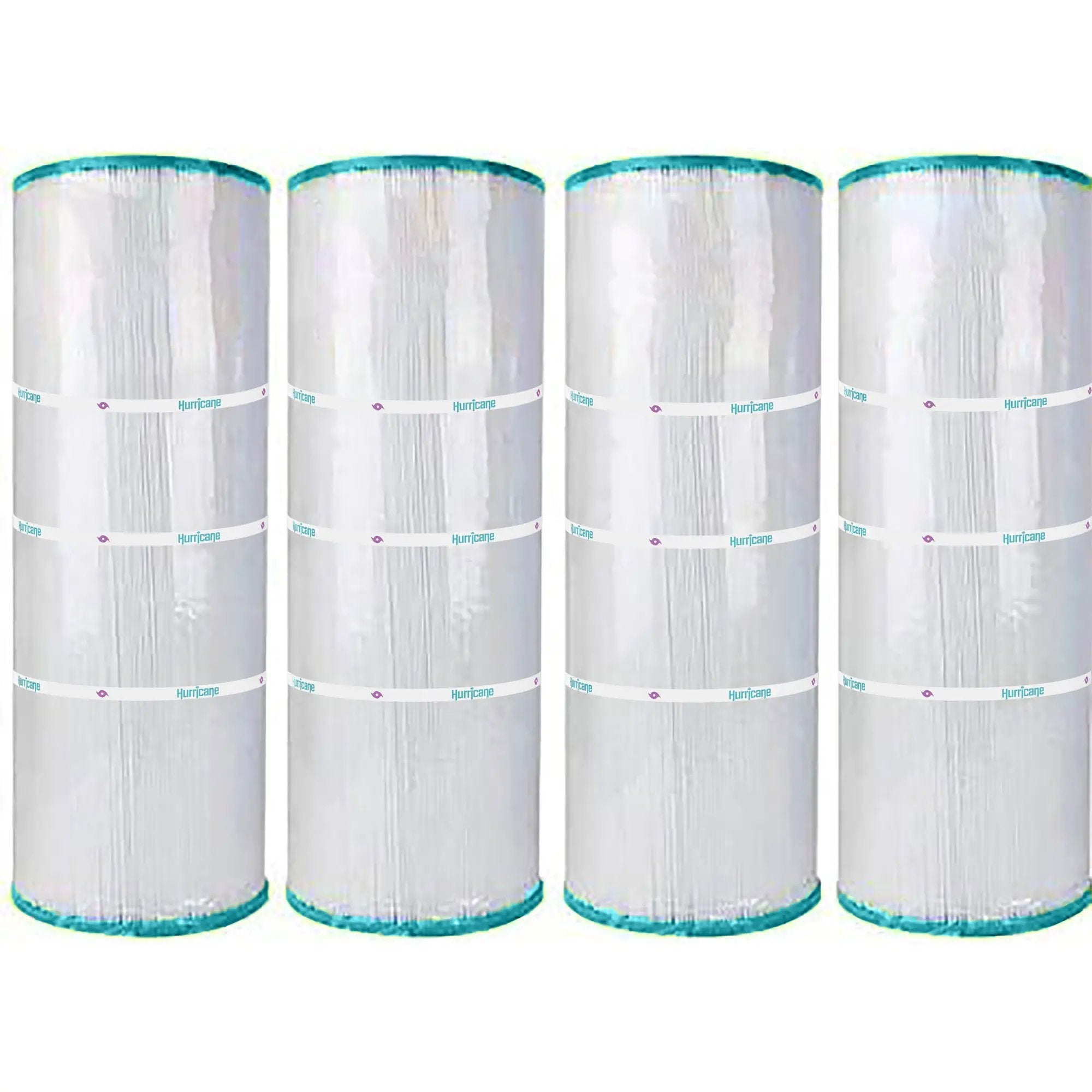 4 Pack HF7477-04 Advanced Pool Filter Cartridge - Replacement for Pleatco PA75SV, Unicel C-7477, Filbur FC-1260, Hayward C-570, SwimClear C3020, Super Star Clear 3000 by Hurricane Pool Filters