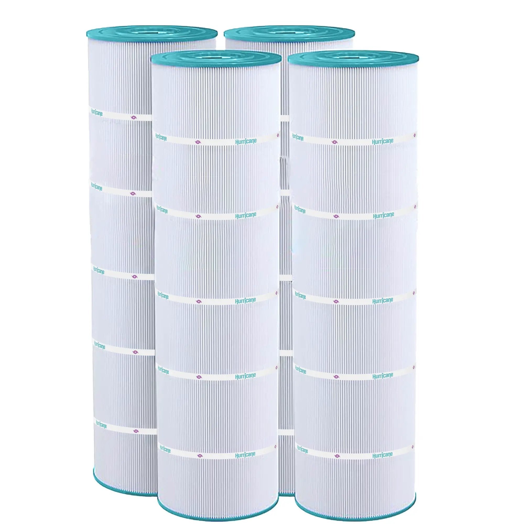 4 Pack HF7488-04 Advanced Pool Filter Cartridge - Replacement for Pleatco PA106, Unicel C-7488, Filbur FC-1226 - Best Value USA Pool & Spa Filters by Hurricane Pool Filters