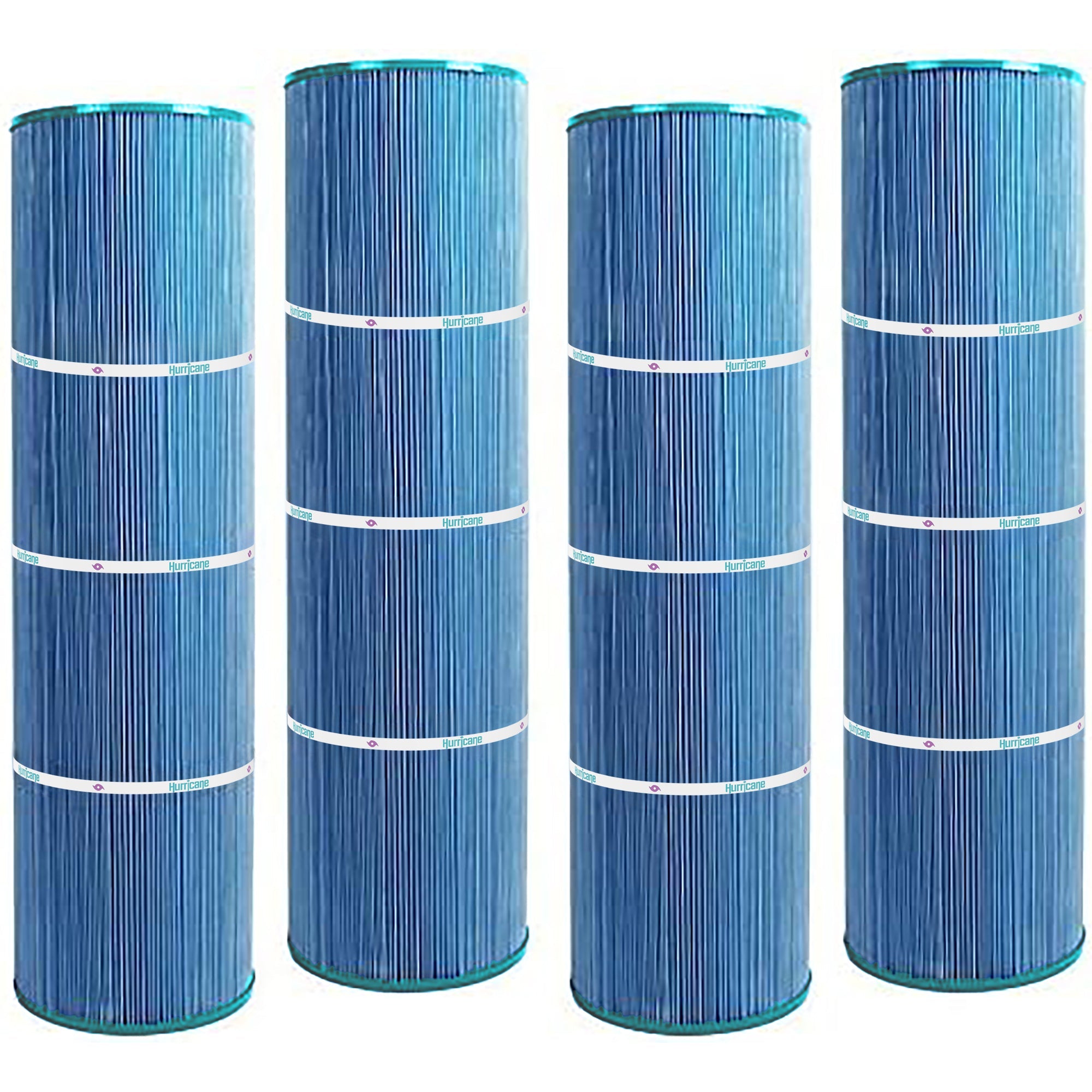 4 Pack HF7489-04M Elite Aseptic Pool Filter Cartridge - Replacement for Pleatco PA112, Unicel C-7489, Filbur FC-1275, Hayward Super-Star-Clear C-4500, C-4520, CX875XRE by Hurricane Pool Filters