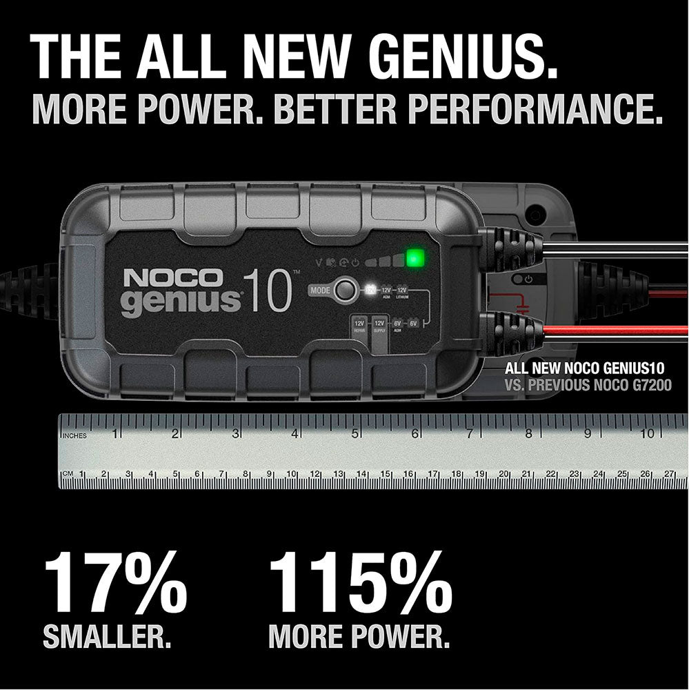 NOCO Genius10 10A Charger For HammerHead Pool Cleaners