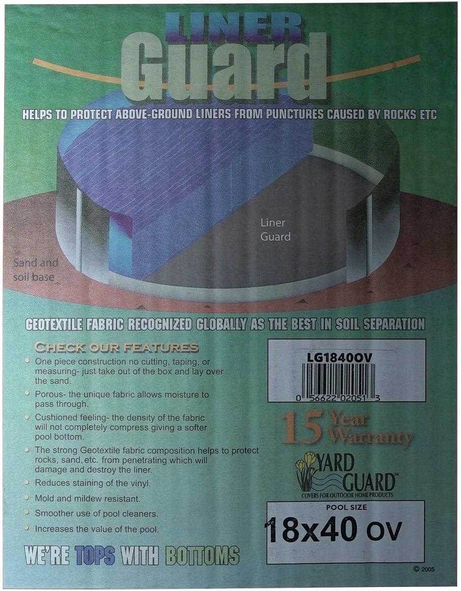 18' x 40' Oval Premium Floor Padding | LG1840OV by HPI
