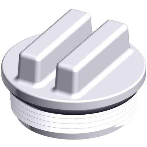 Hayward Plastic Threaded Winter Plug w/ Gasket for 1-1/2" Fitting by Hayward