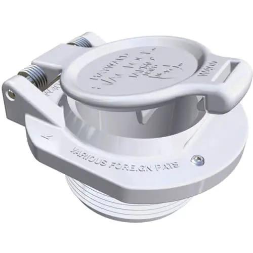 Hayward Large Hydrostream Eyeball Inlet Fitting, 1-1/2" MIP, 3/4" Eye Opening, White | SP1418D by Hayward