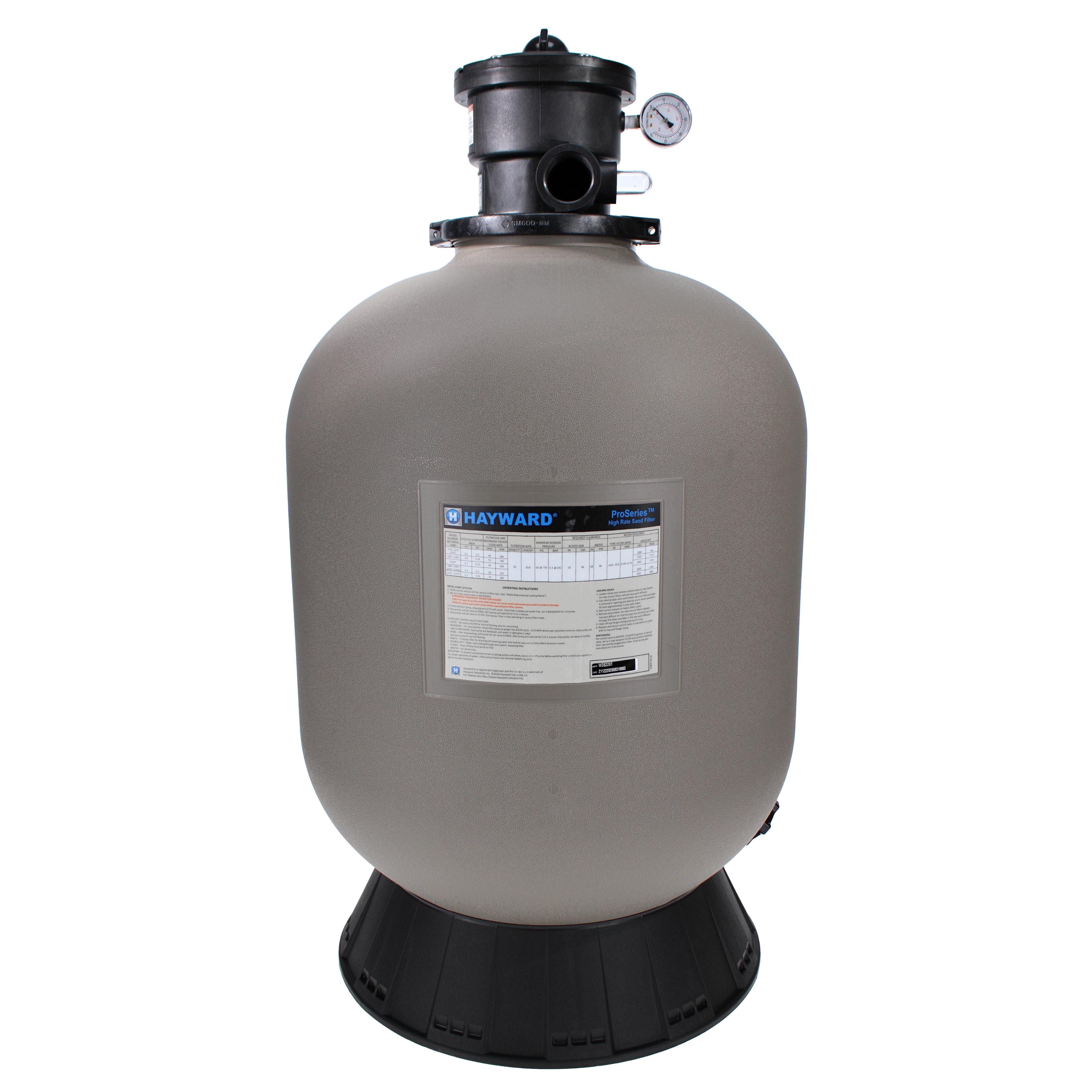 Hayward ProSeries 22" Sand Filter Top Mount | W3S220T by Hayward