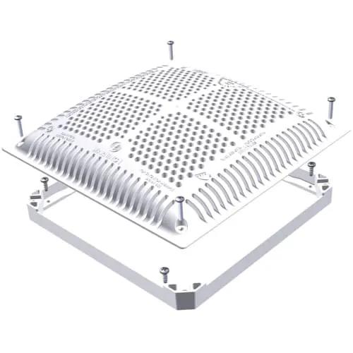 Hayward 12" x 12" High Flow Grate w/ Inner Frame | WGX1032BHF2 by Hayward