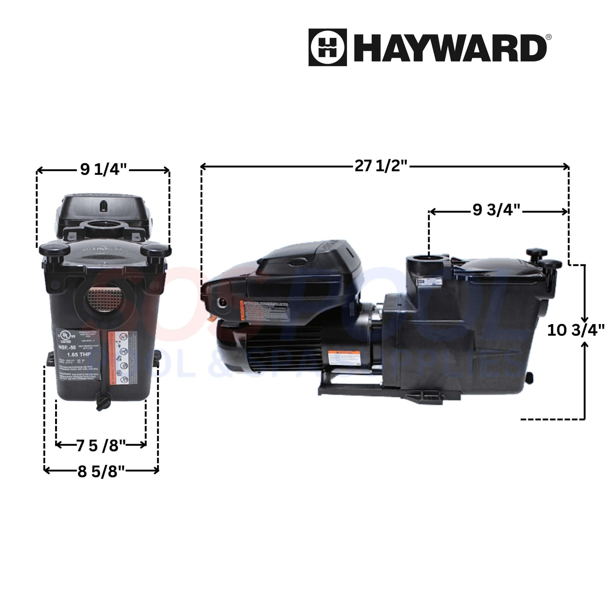 Hayward Super Pump VS Variable Speed | 230V | 1.65 HP | W3SP2603VSP