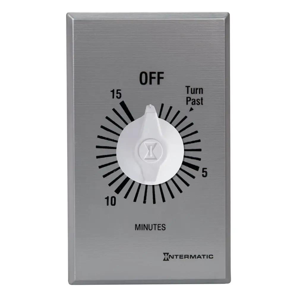 Intermatic Spring Loaded Timer 15 Minute Intermatic Wound Timer 15 Min, 125-277 VAC | FF15MC by Intermatic