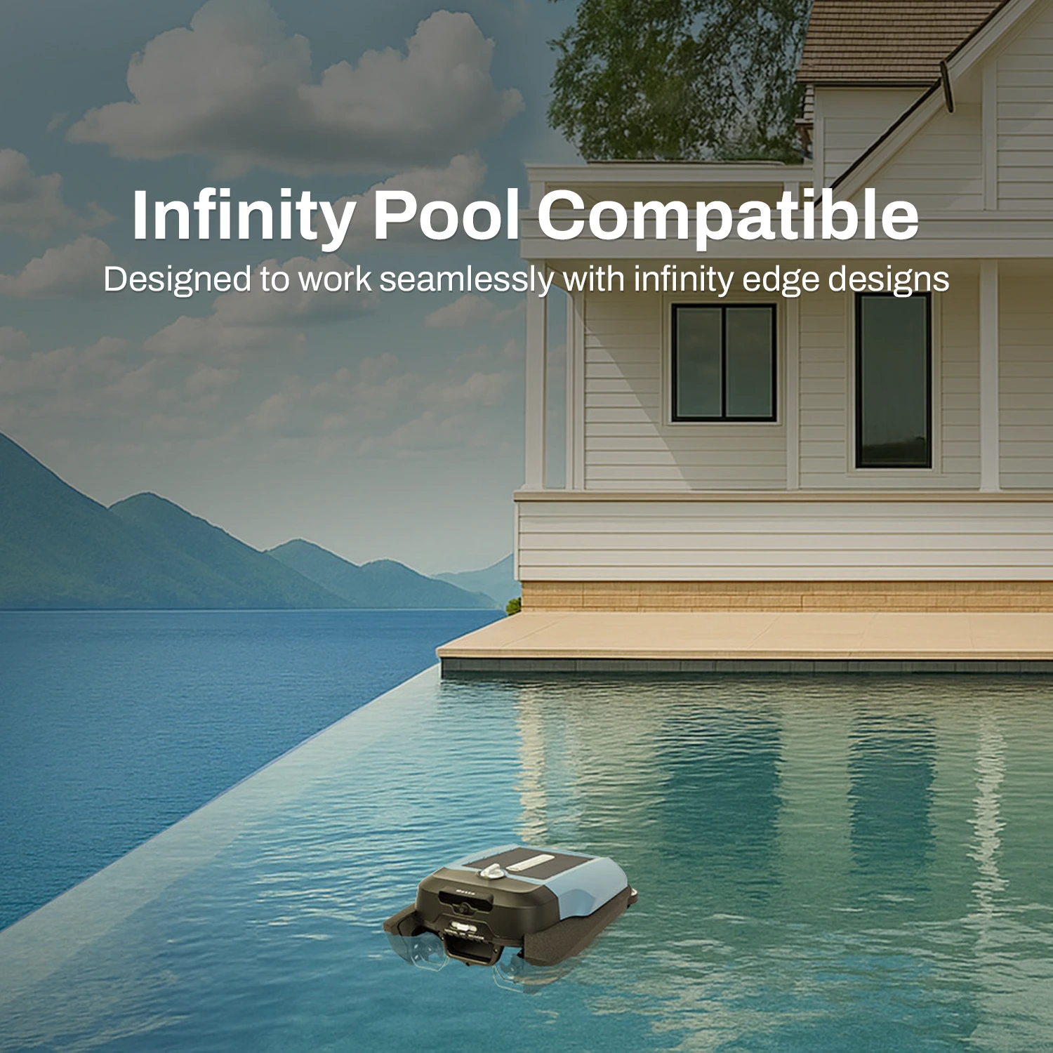 Betta Flex - Solar-Powered Robotic Pool Skimmer by Betta