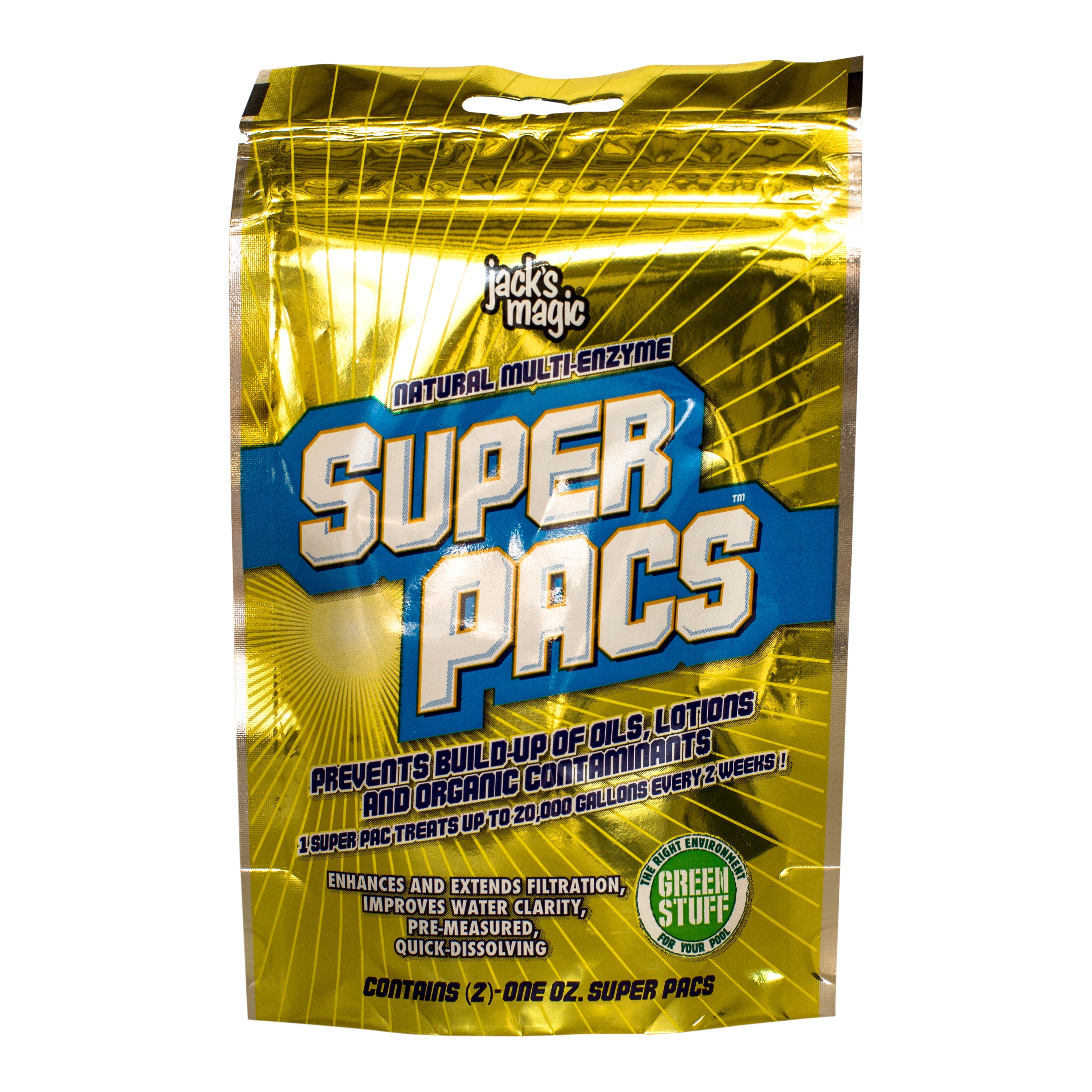 Jack's Magic Super Pacs Natural Enzyme Pool Clarifiers