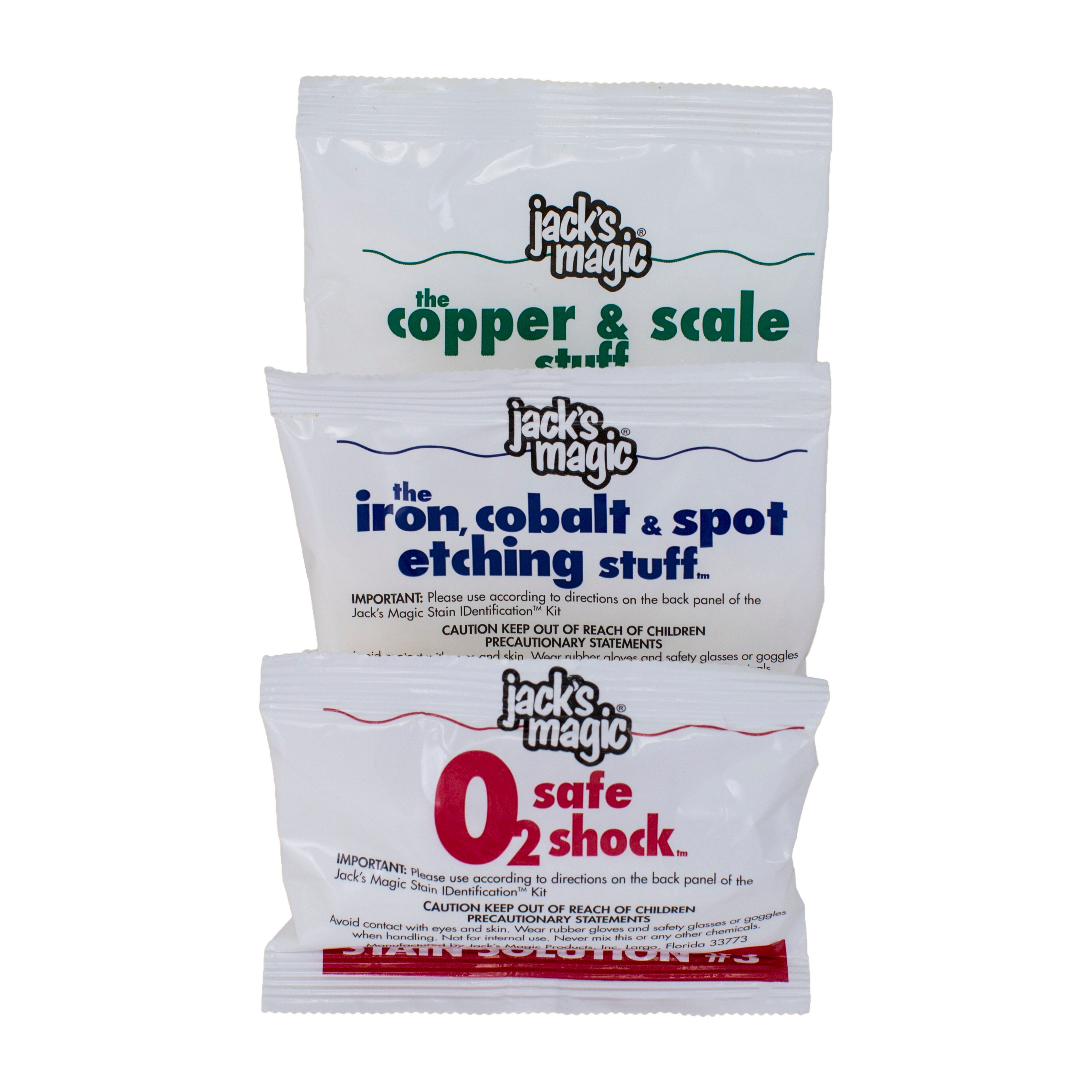 Jack's Magic Stain Identification Kit for Pool Owners