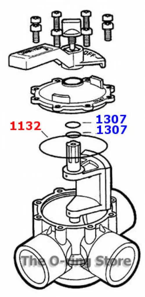 Jandy Pro Series O-Ring, Size 2-151, | 1132+ by Jandy