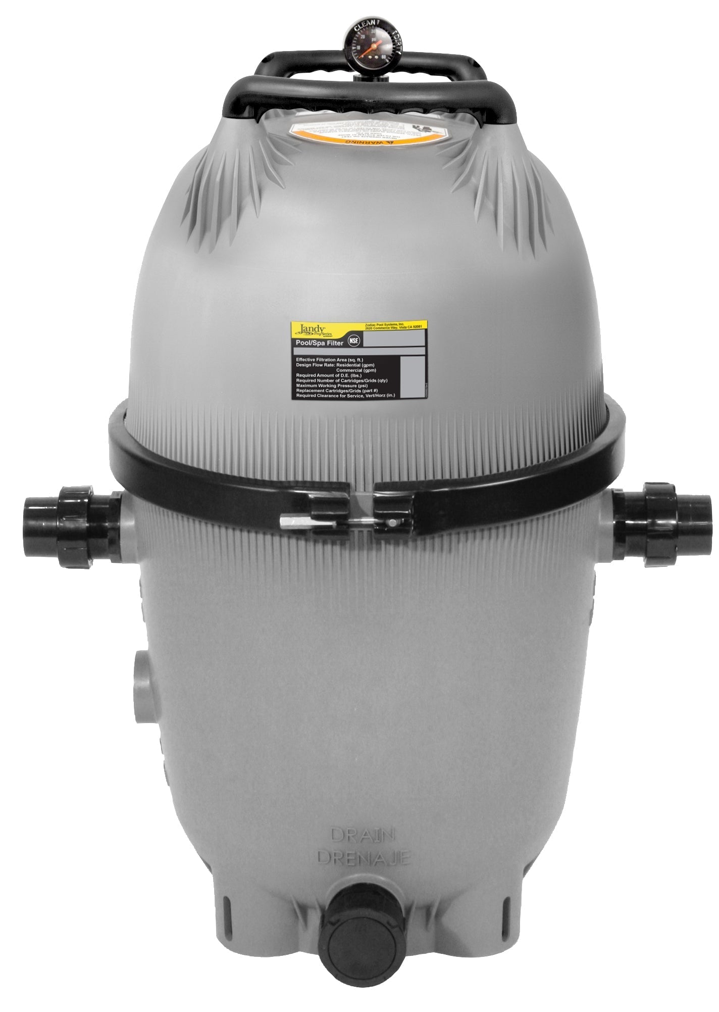 Jandy Pro CV Series 580 Sq Ft Cartridge Pool Filter