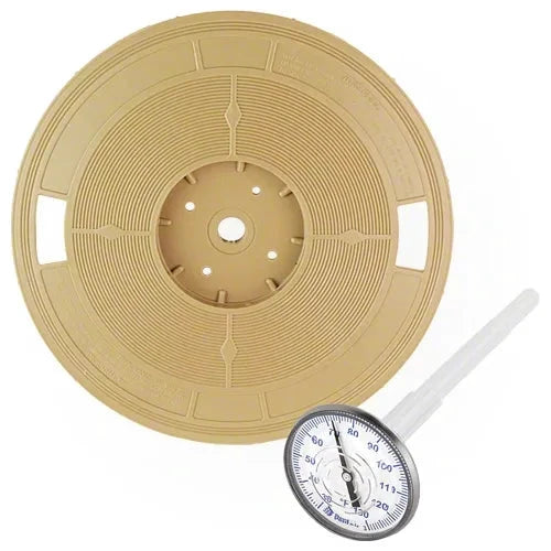 Pentair Skimmer Lid With Thermometer L4B - Almond by Pentair