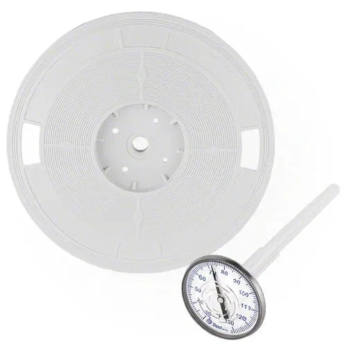 Pentair Skimmer Lid With Thermometer L4W - White by Pentair