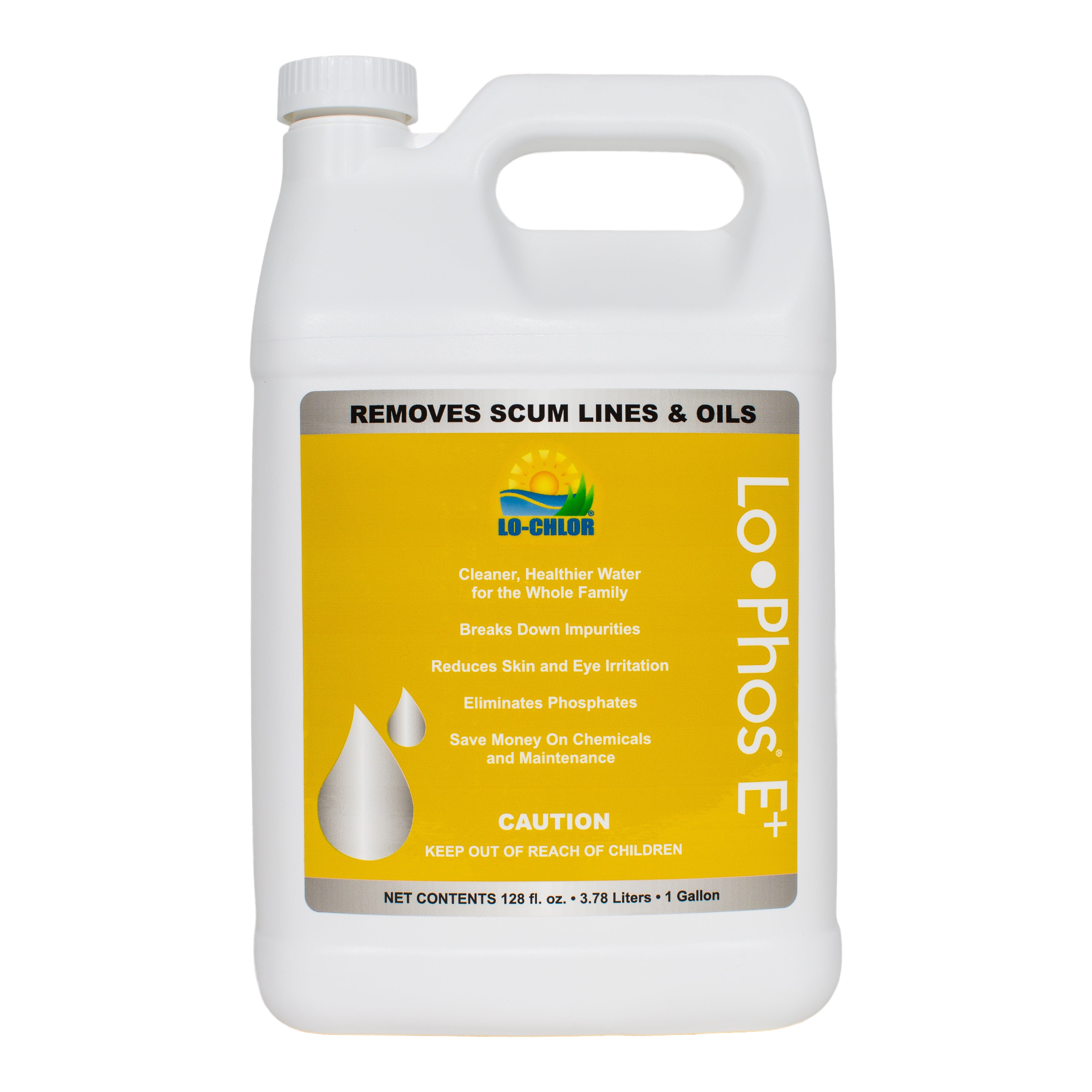Lo-Chlor Lo-Phos E+ Phosphate Remover for Clear Pool Water