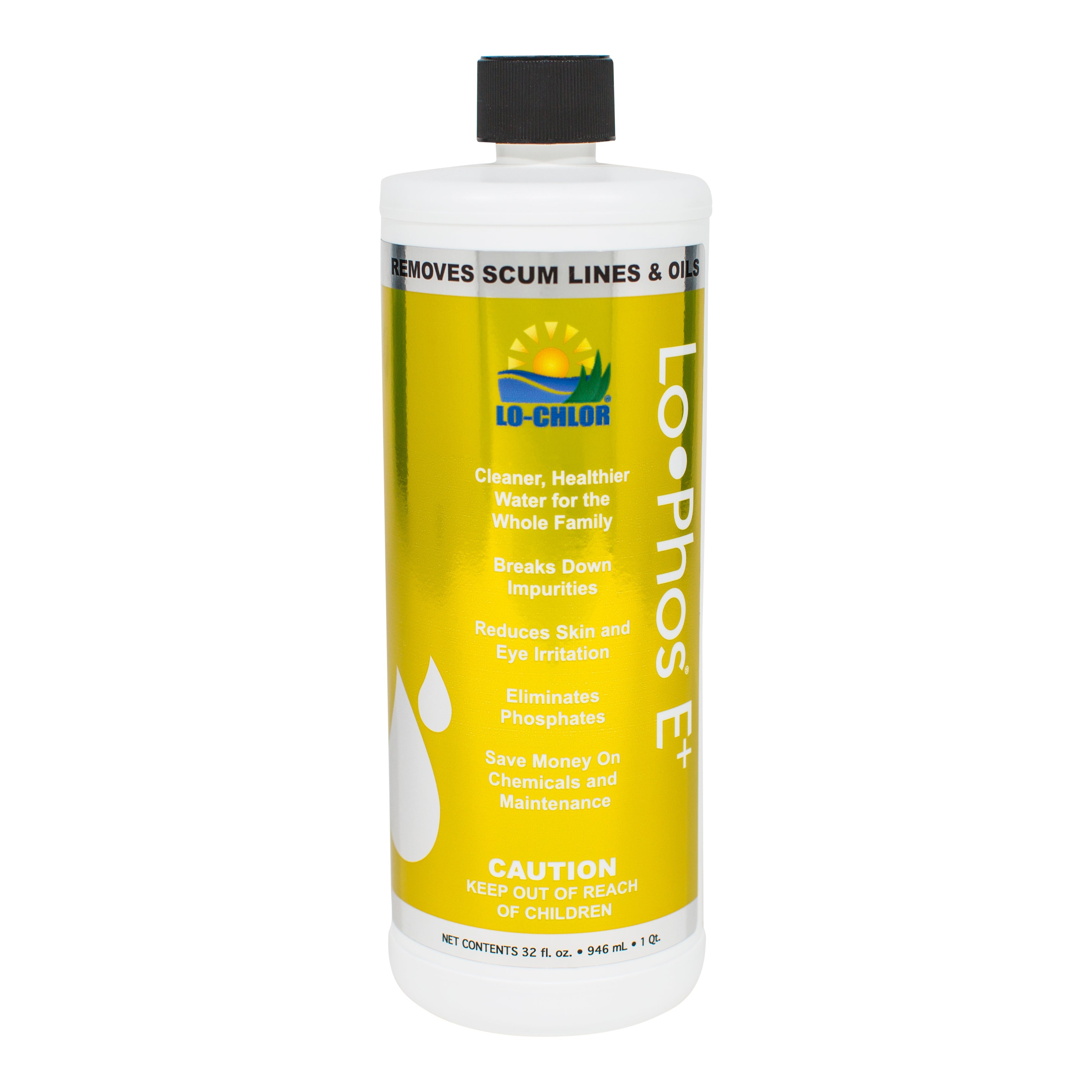 Lo-Chlor Lo-Phos E+ Phosphate Remover for Clear Pool Water
