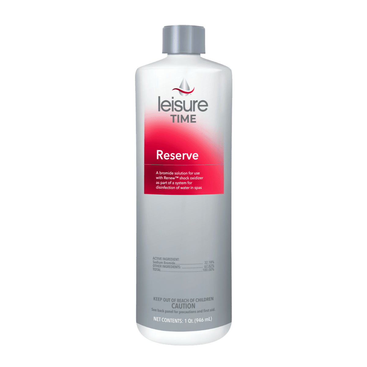 Leisure Time Spa Reserve Bromine Sanitizer, 32 oz Bottle, 12/Case | LT43 by LeisureTime