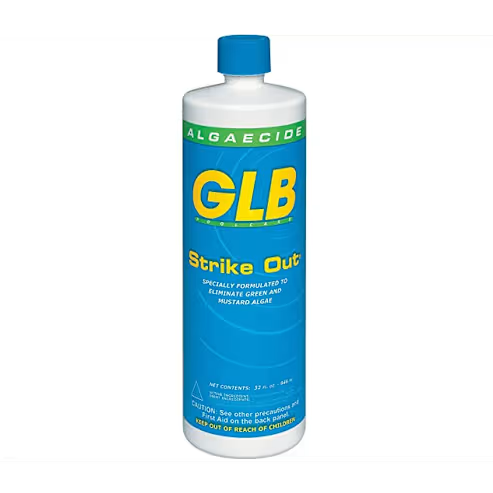 Strike Out Algaecide 32 Oz Bottle For Green And Mustard Algae Control by GLB