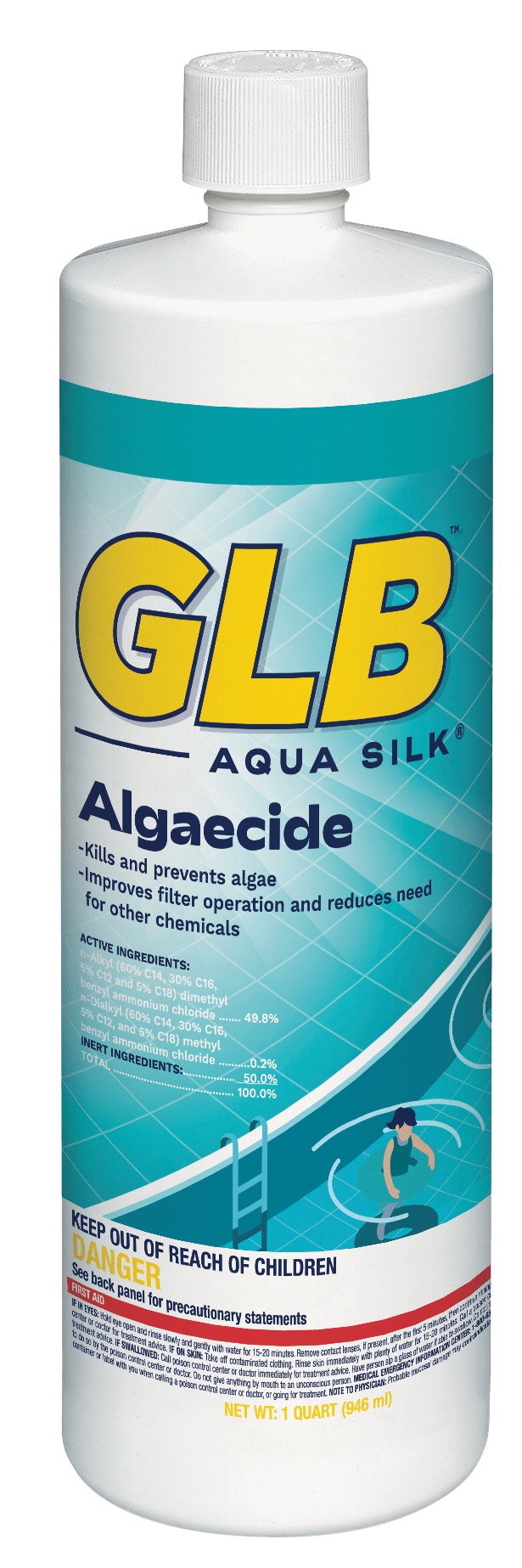 Aqua Silk Algaecide, 32 oz Bottle | 71267 by GLB