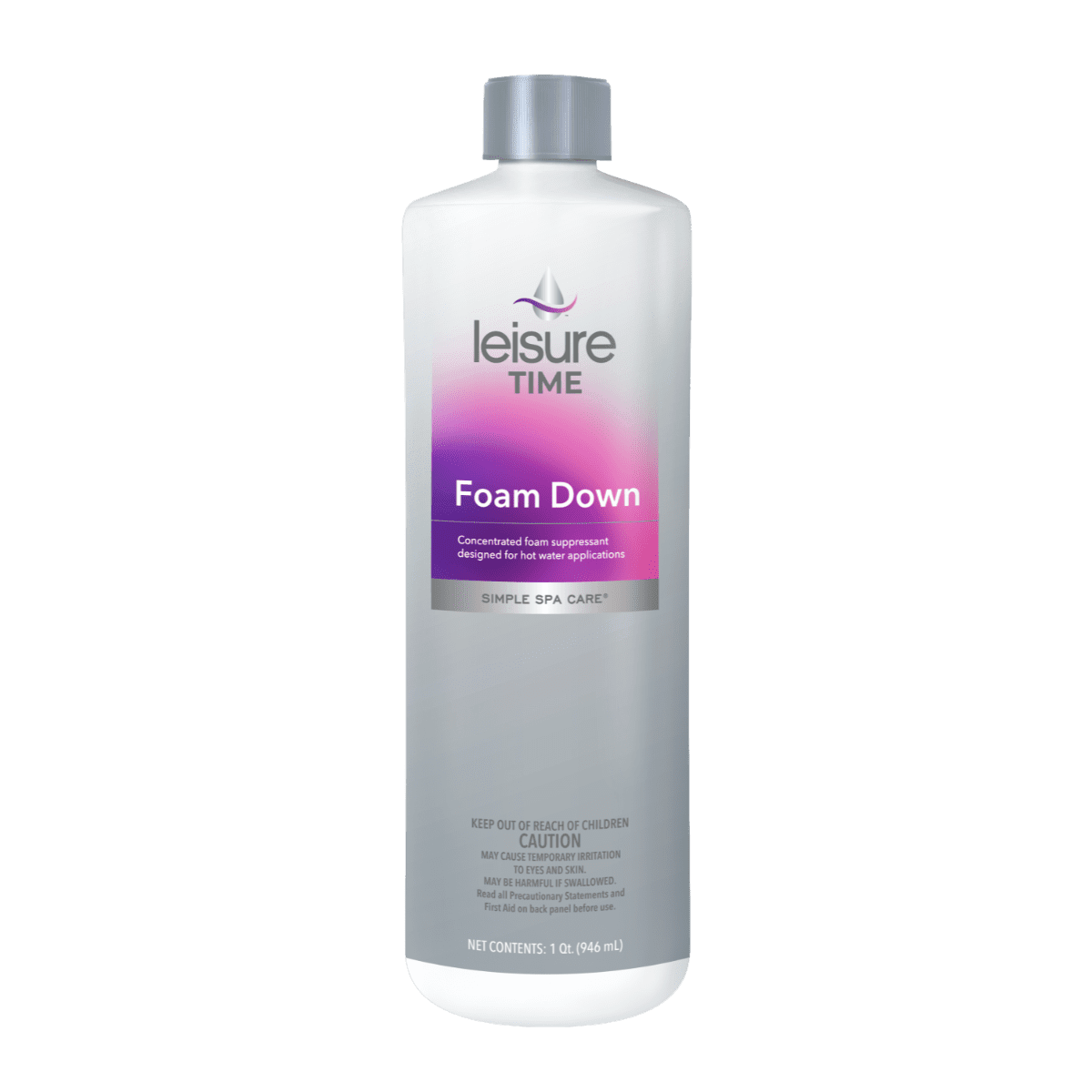 Leisure Time Spa Foam Down, 32 oz Bottle | LZAHQ by LeisureTime