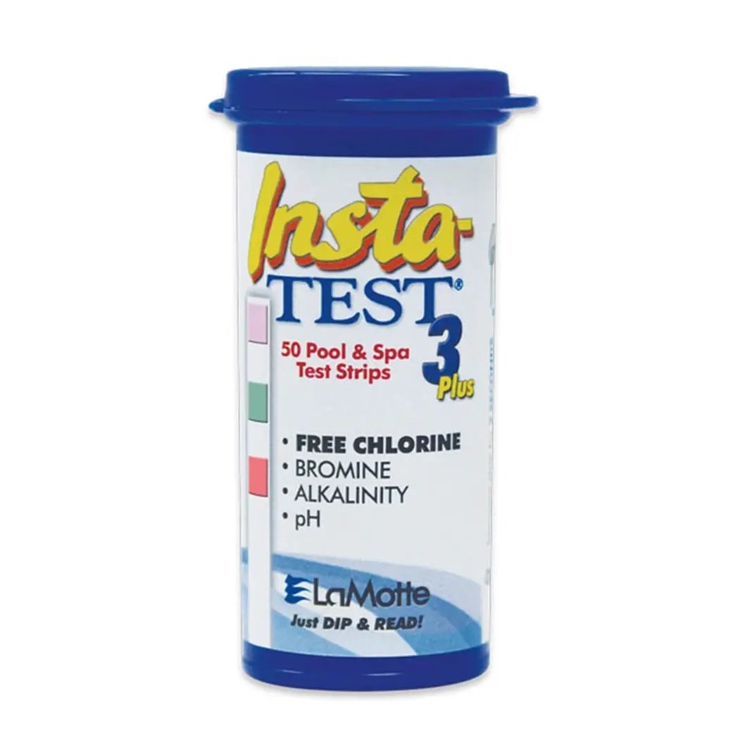 LaMotte 2976-100-PT Insta-Test 3 Plus Test Strips, Bottle of 50 by Duckies Pool Supply