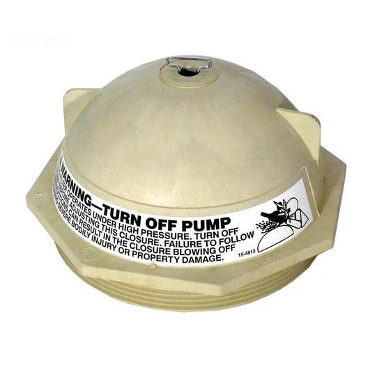 Pentair - Lid, Closure 6in. V Thread-Tan by Pentair