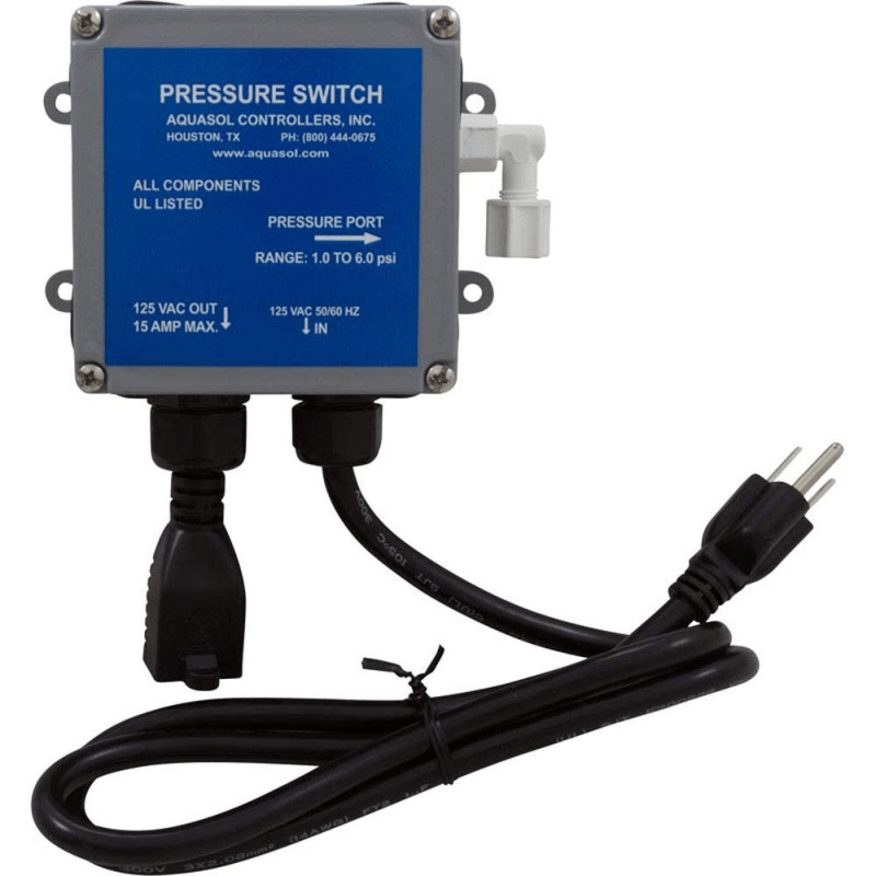 Safety Pressure Switch For Liquid Chlorine Feeder System M011