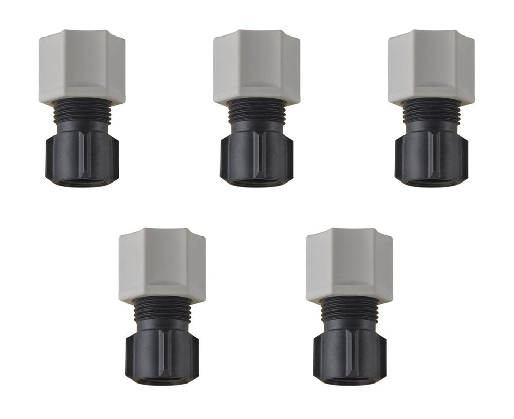 Stenner Pump Connecting Nuts And Adapters 3 8 Inch Pack 5