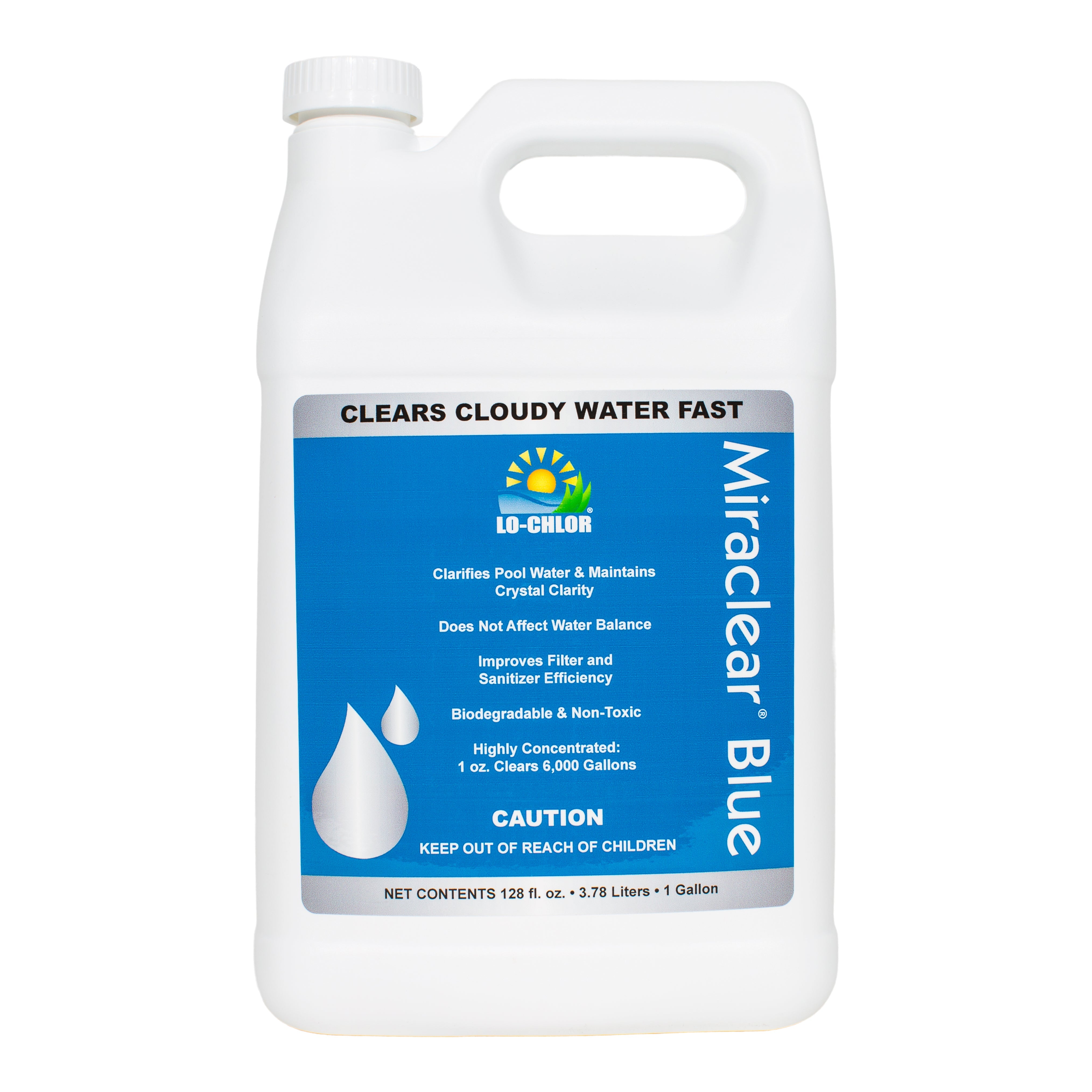 Lo-Chlor Miraclear Blue Pool Clarifier for Crystal Clear Water
