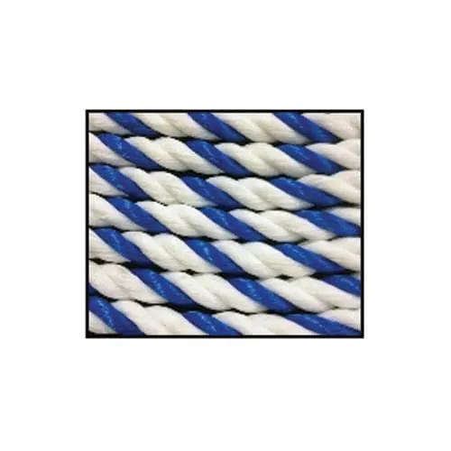 All Line 1/2" x 600' Spool Polypropylene Pool Rope, Blue/White | PTW160-06-XO-4242 by Duckies Pool Supply