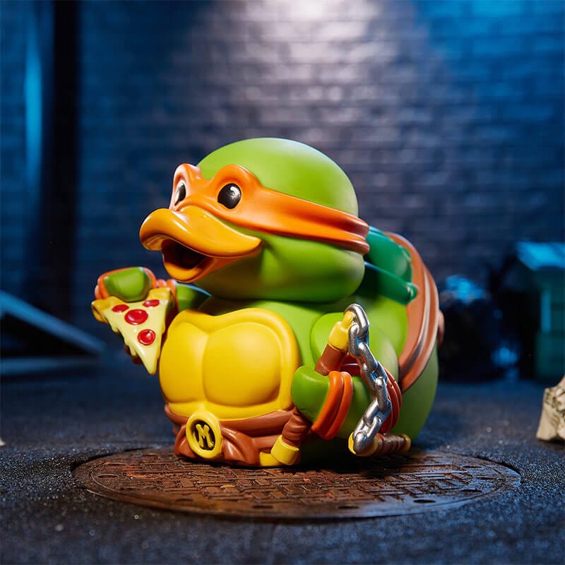 Michelangelo TMNT TUBBZ Boxed Edition Collectible Duck Figure