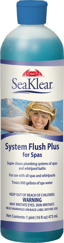 SeaKlear System Flush Plus Spa, 16 oz | 90014SKR by BelAqua