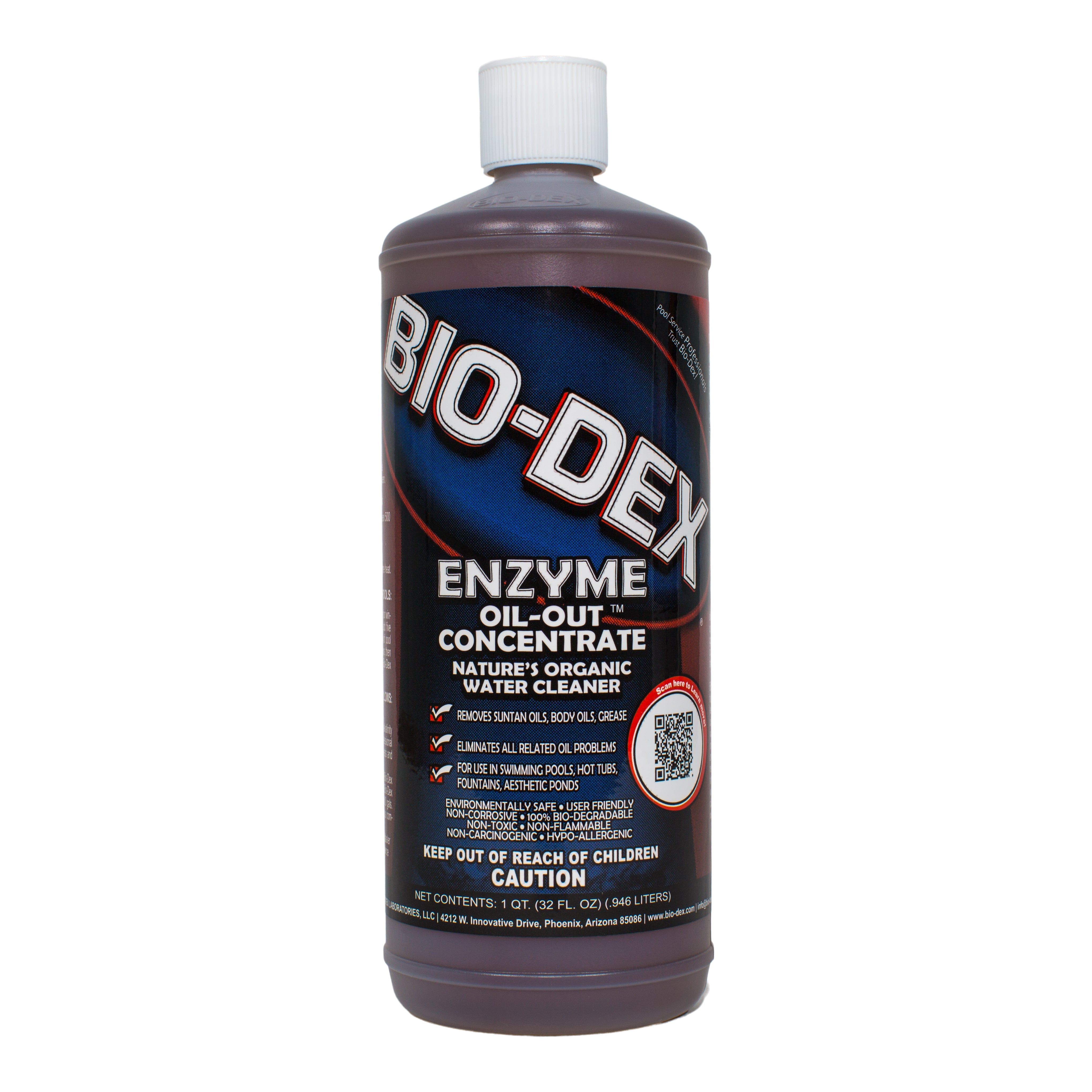 Bio-Dex Enzyme Oil-Out Organic Water Cleaner for Grease and Oil Removal