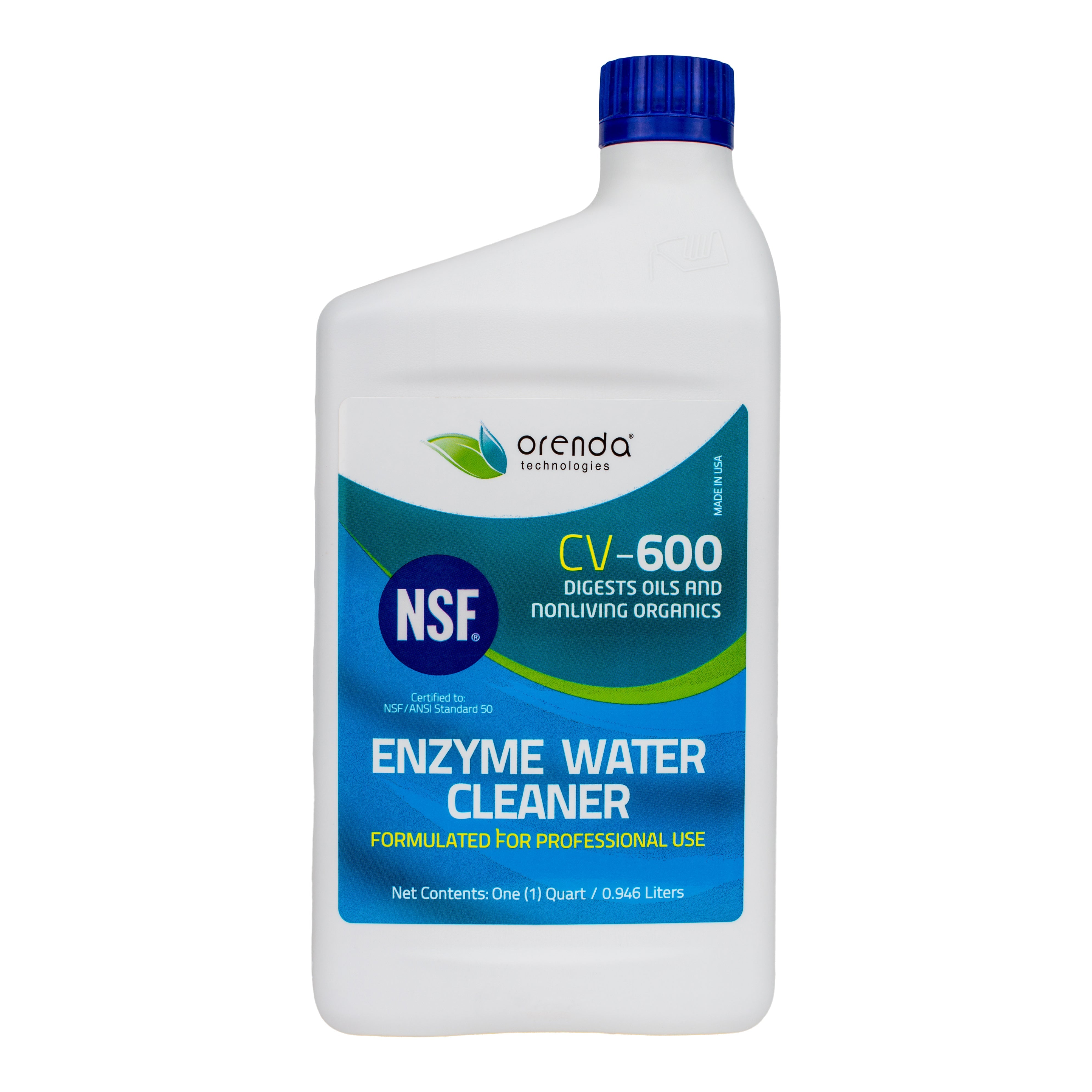 Orenda CV 600 Enzyme Pool Water Cleaner Concentrate Formula