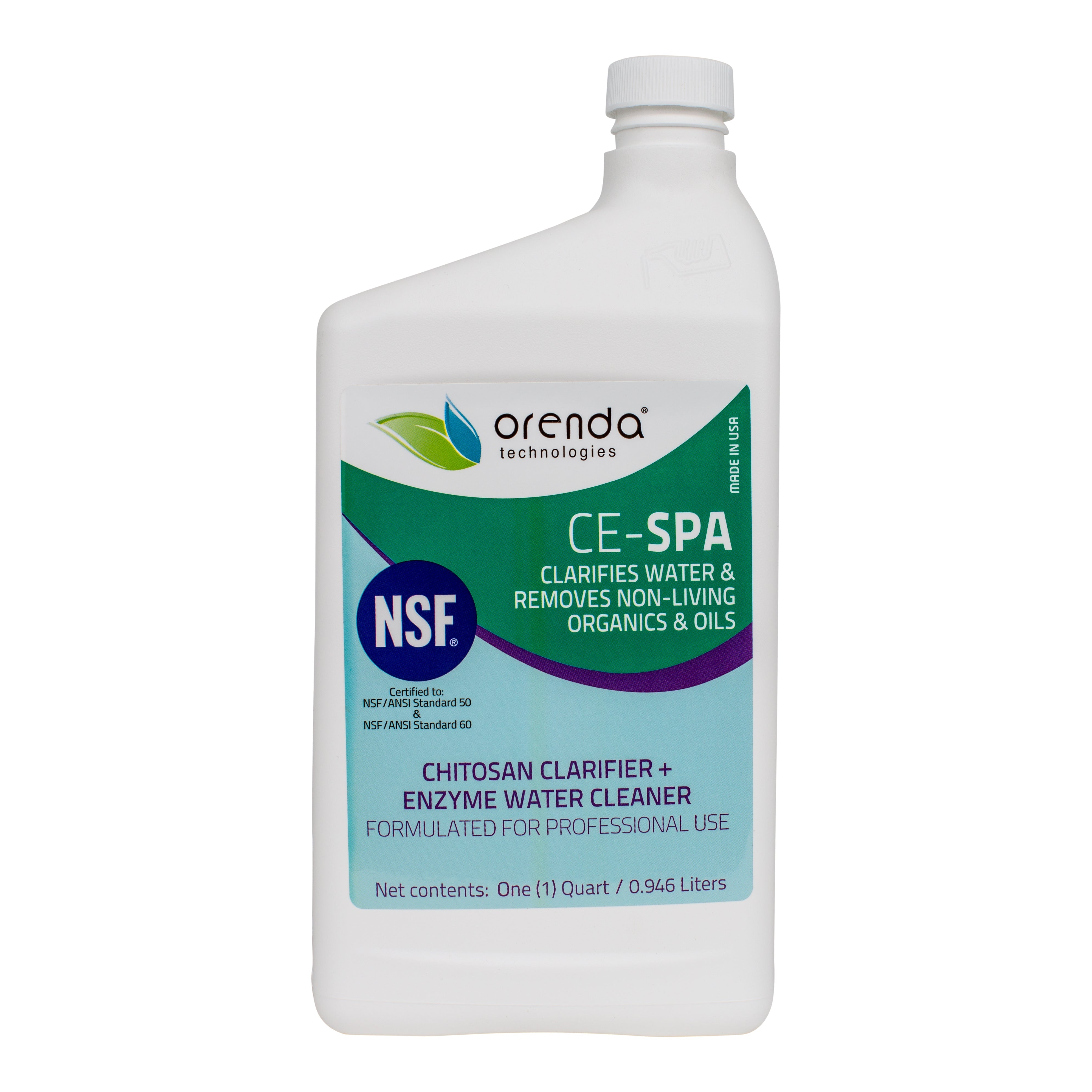 Orenda CE SPA Chitosan Clarifier And Enzyme Cleaner